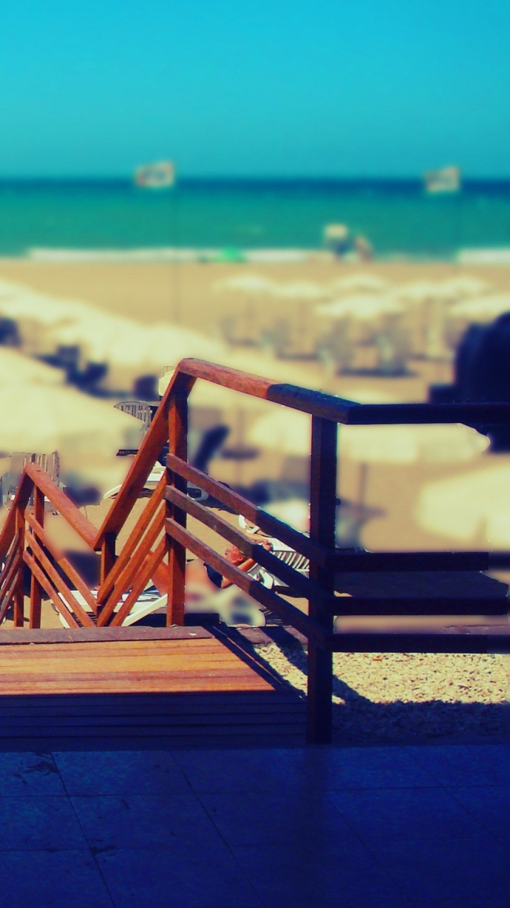 Обои море, пляж, океан, отпуск, горизонт в разрешении 720x1280