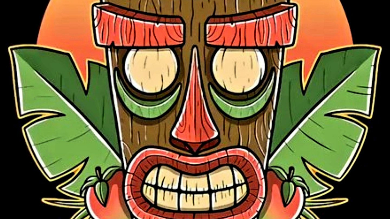 Обои футболка, тики, Краш Бандикут, футболка Crash Bandicoot, я я в разрешении 1280x720