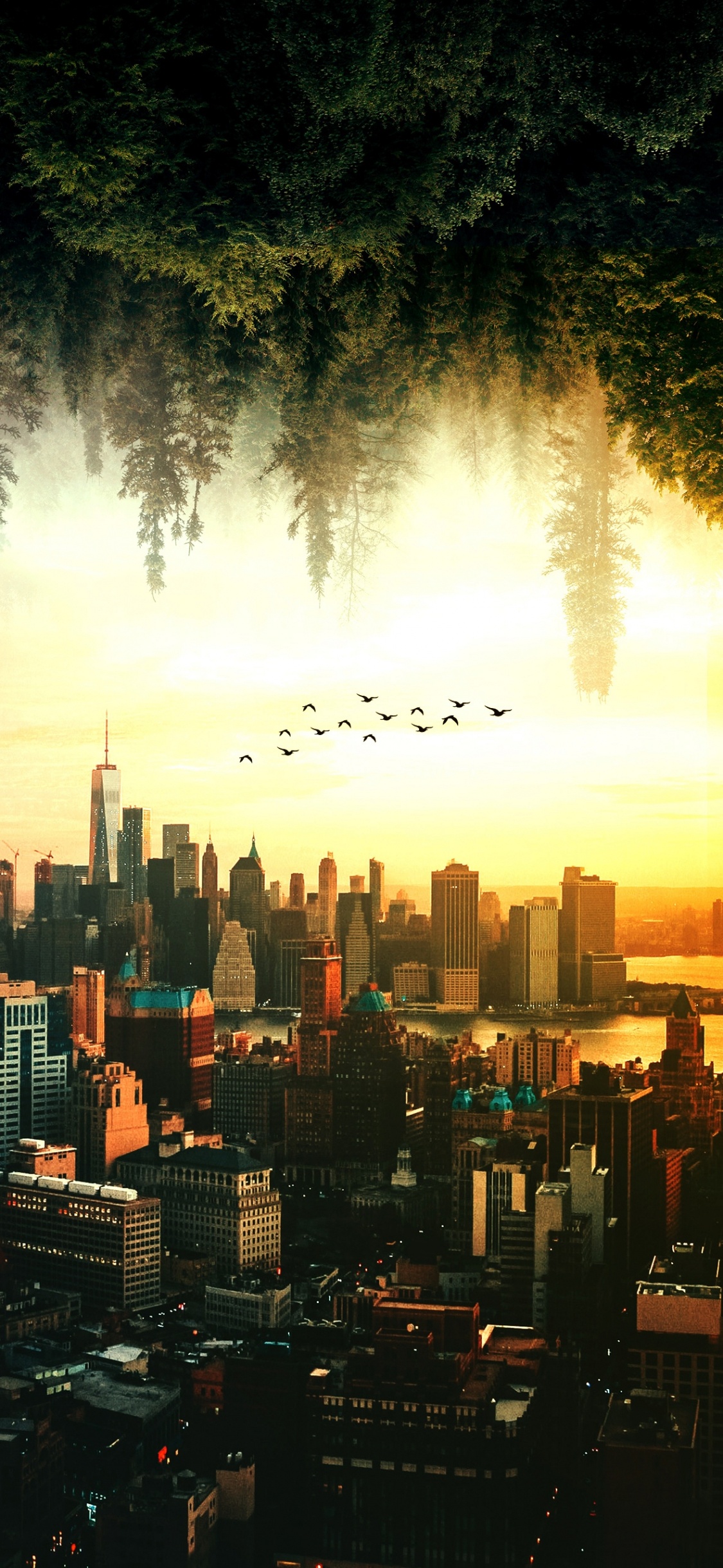 Обои бизнес плана, бизнес, облако, здание, небоскреб в разрешении 1125x2436