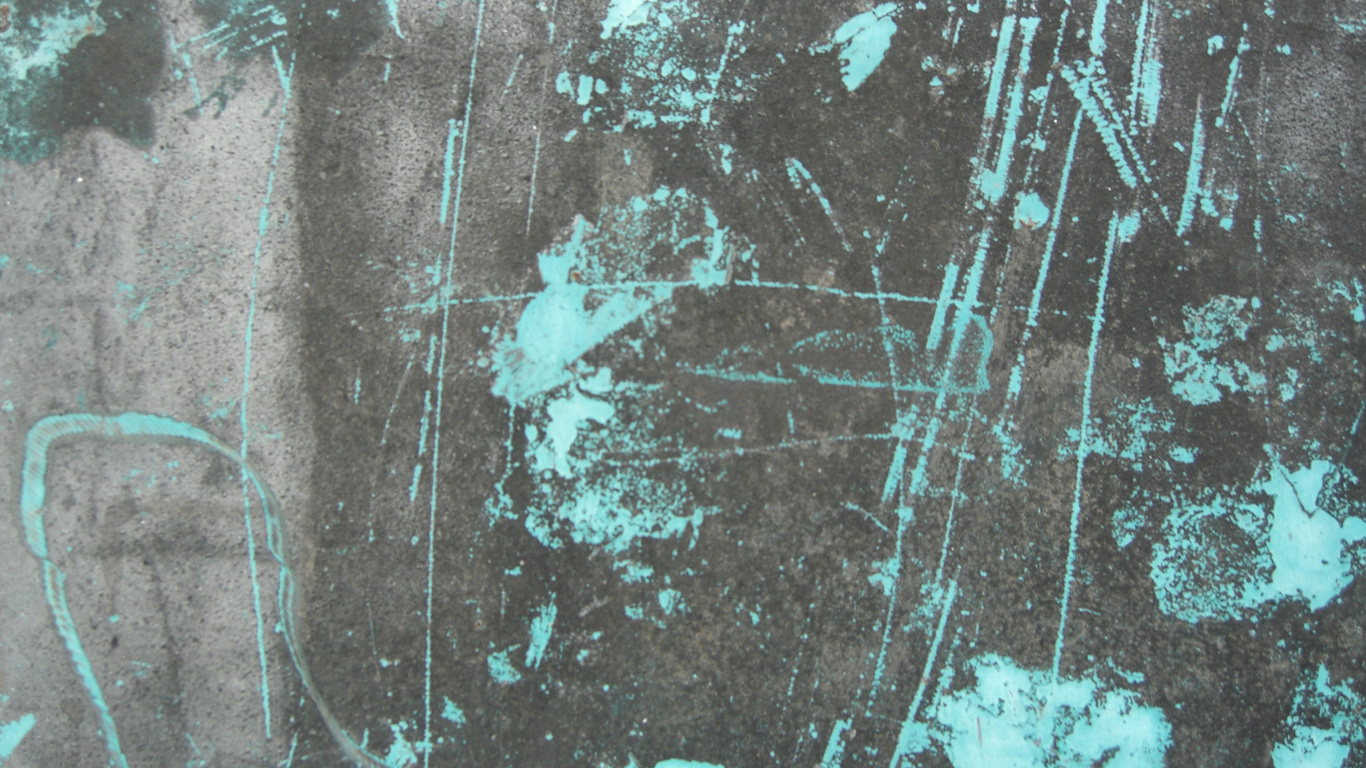 Обои зеленый, стена, узор, ветвление, арт в разрешении 1366x768