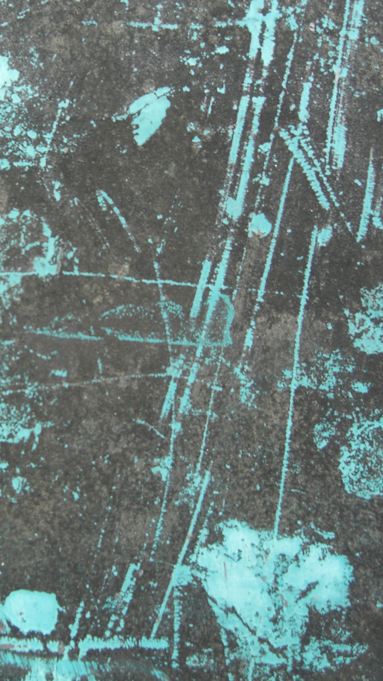 Обои зеленый, стена, узор, ветвление, арт в разрешении 750x1334