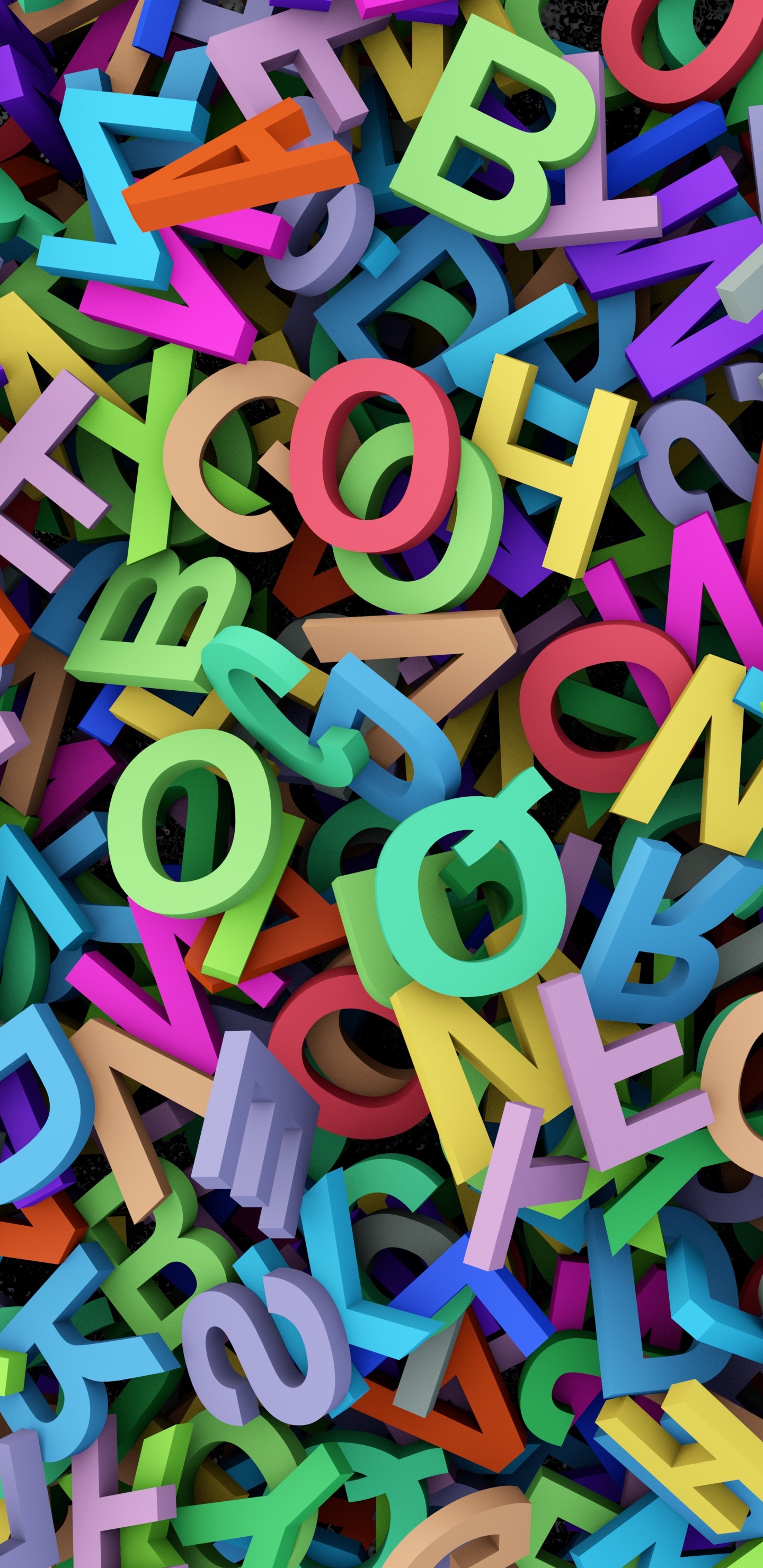 Обои узор, иллюстрация, красочность, пурпур, арт в разрешении 1440x2960