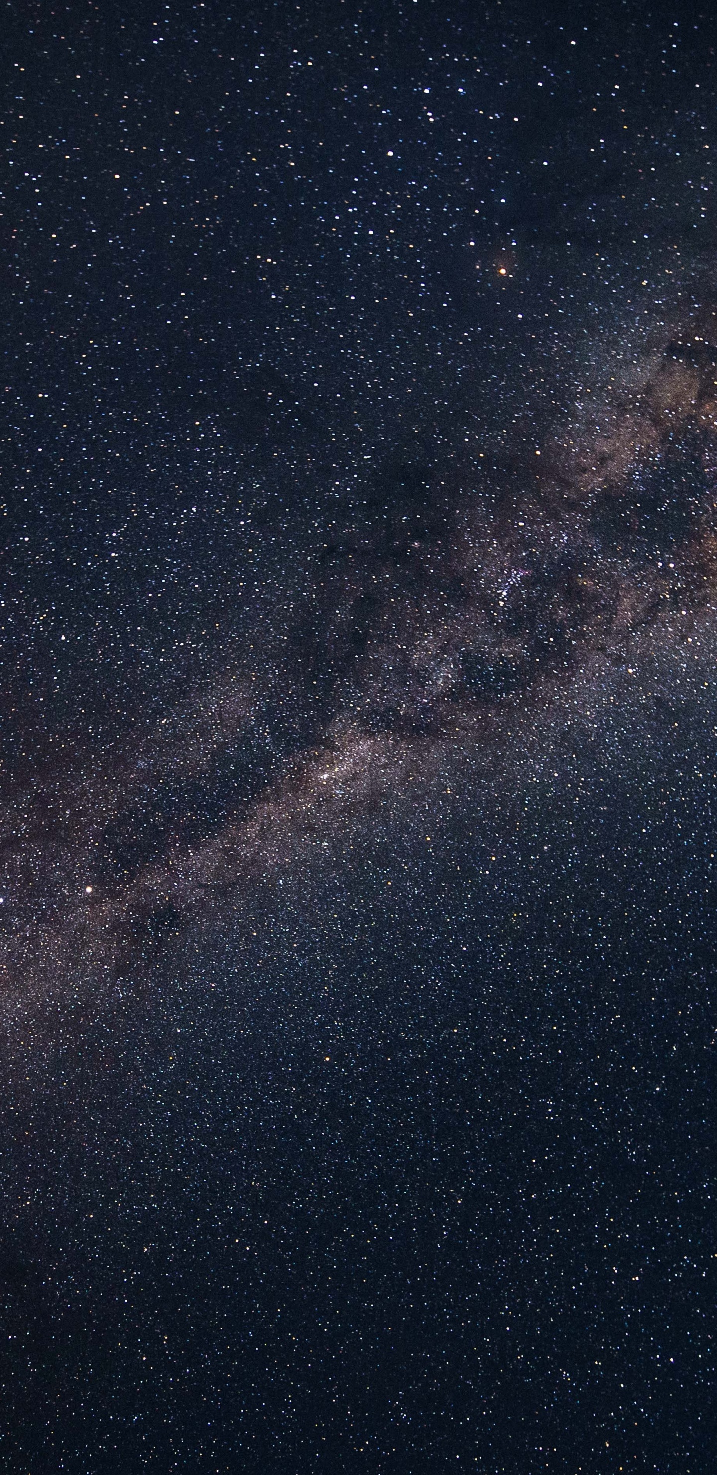 Обои Млечный Путь, Астрономия, звезда, Галактика, ночное небо в разрешении 1440x2960