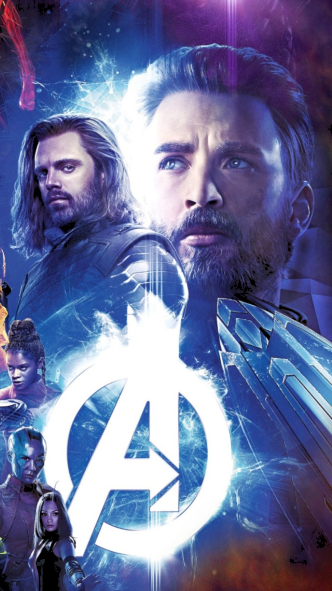 Обои Мстители: Война бесконечности, мститель, marvel, графический дизайн, арт в разрешении 1080x1920