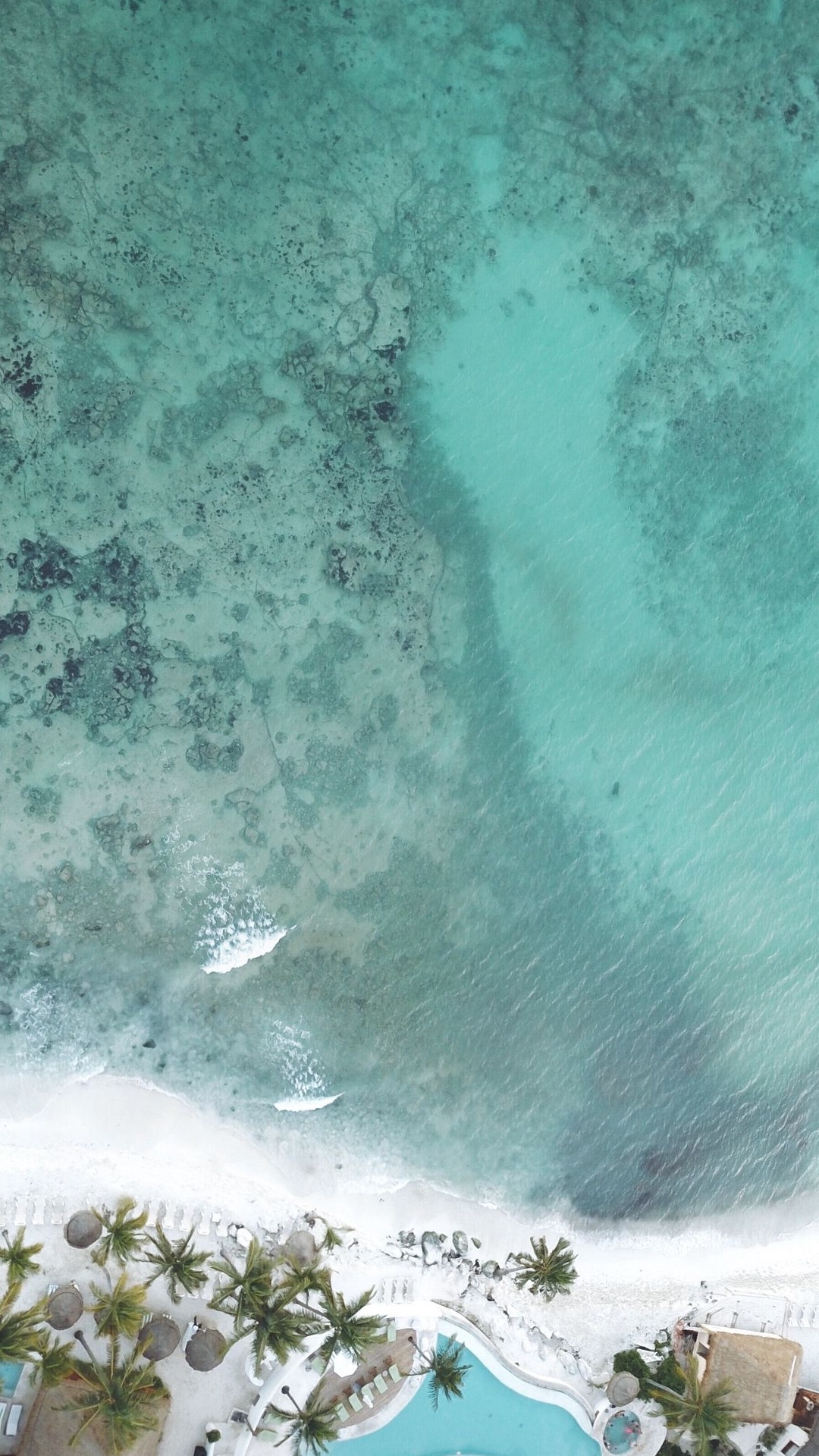 Обои Хотел, Плайя-дель-Кармен, вода, лазурный, облако в разрешении 1080x1920