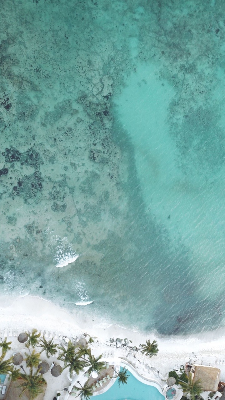 Обои Хотел, Плайя-дель-Кармен, вода, лазурный, облако в разрешении 720x1280