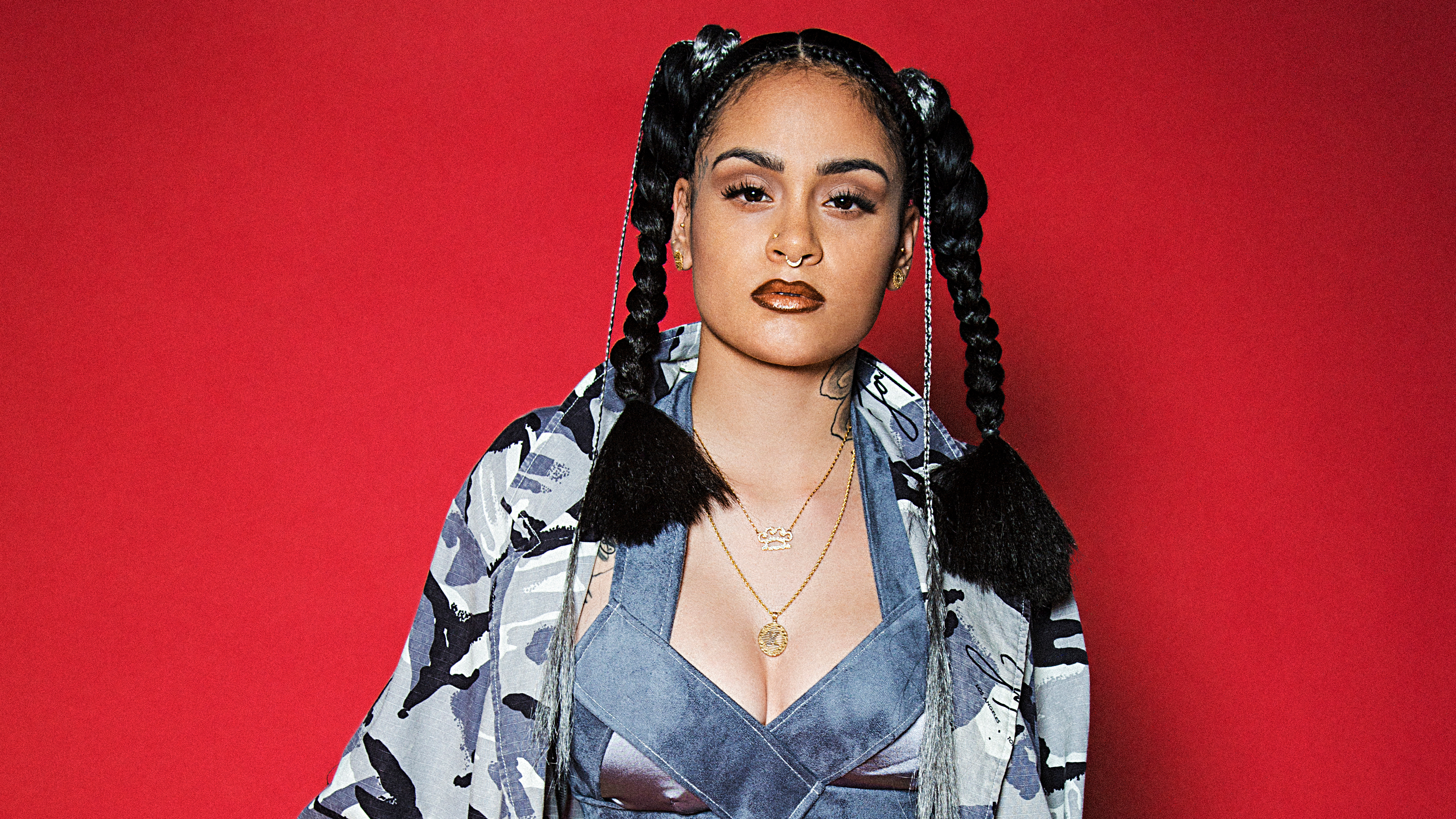 Обои Kehlani, волосы, прическа, красота, фэшн в разрешении 3840x2160