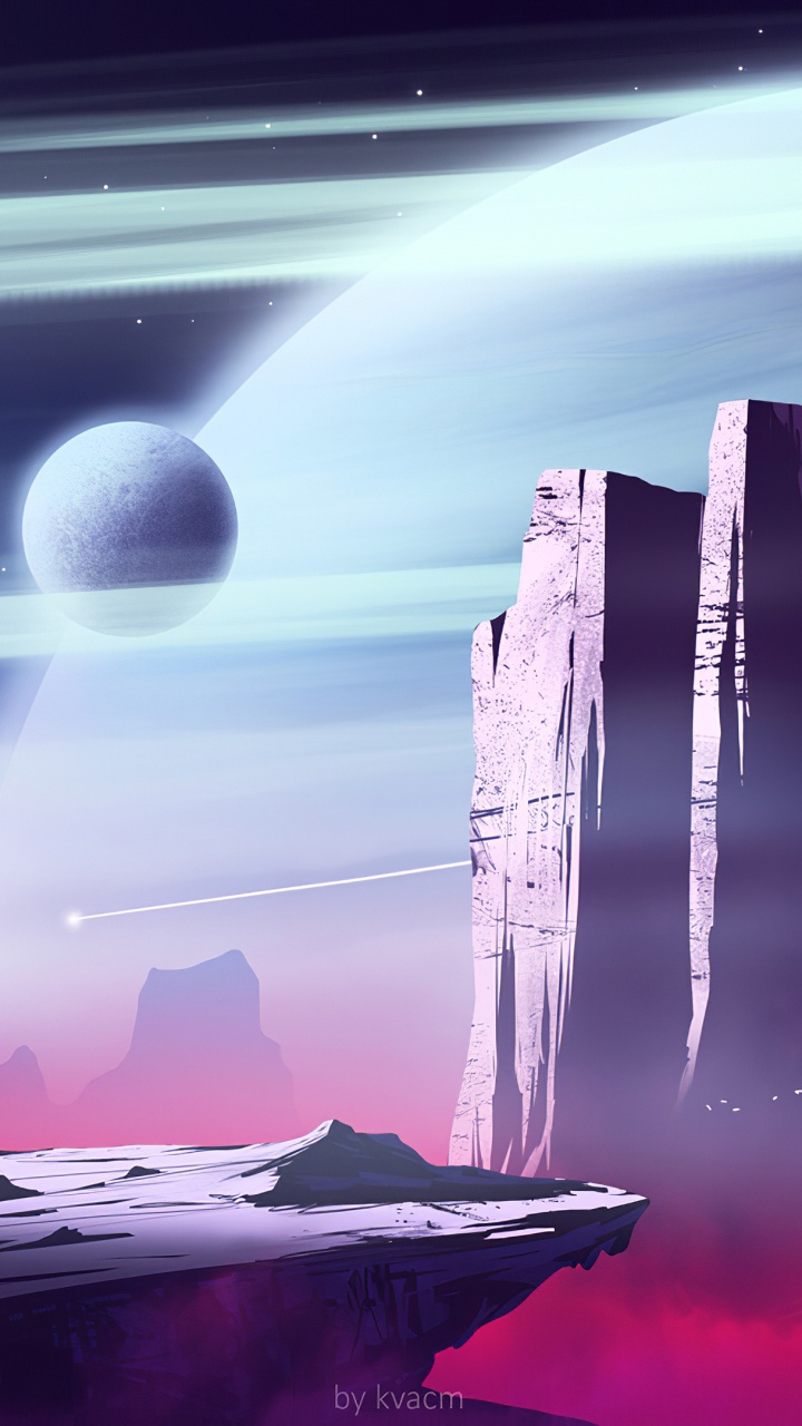 Обои квацм арт, арт, спотифай, артист, цифровое искусство в разрешении 720x1280