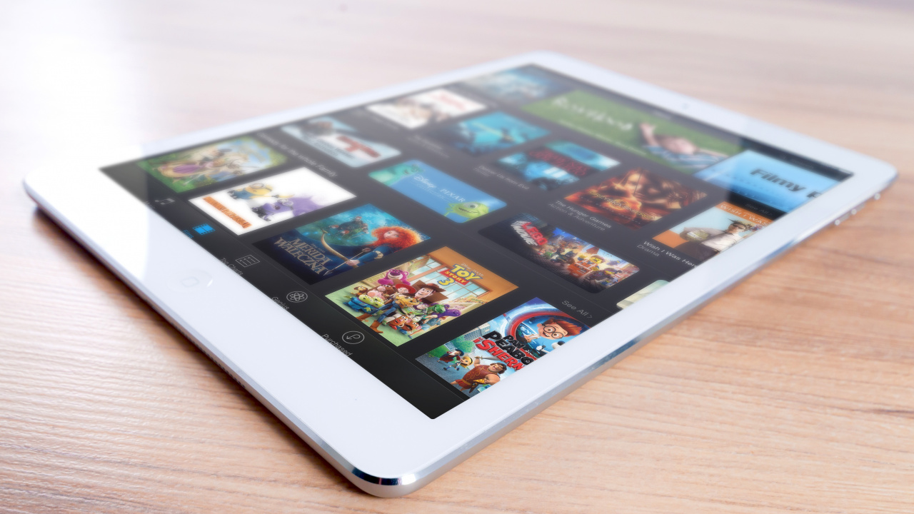 Обои apple, гаджет, электронное устройство, технологии, портативное устройство коммуникации в разрешении 1280x720