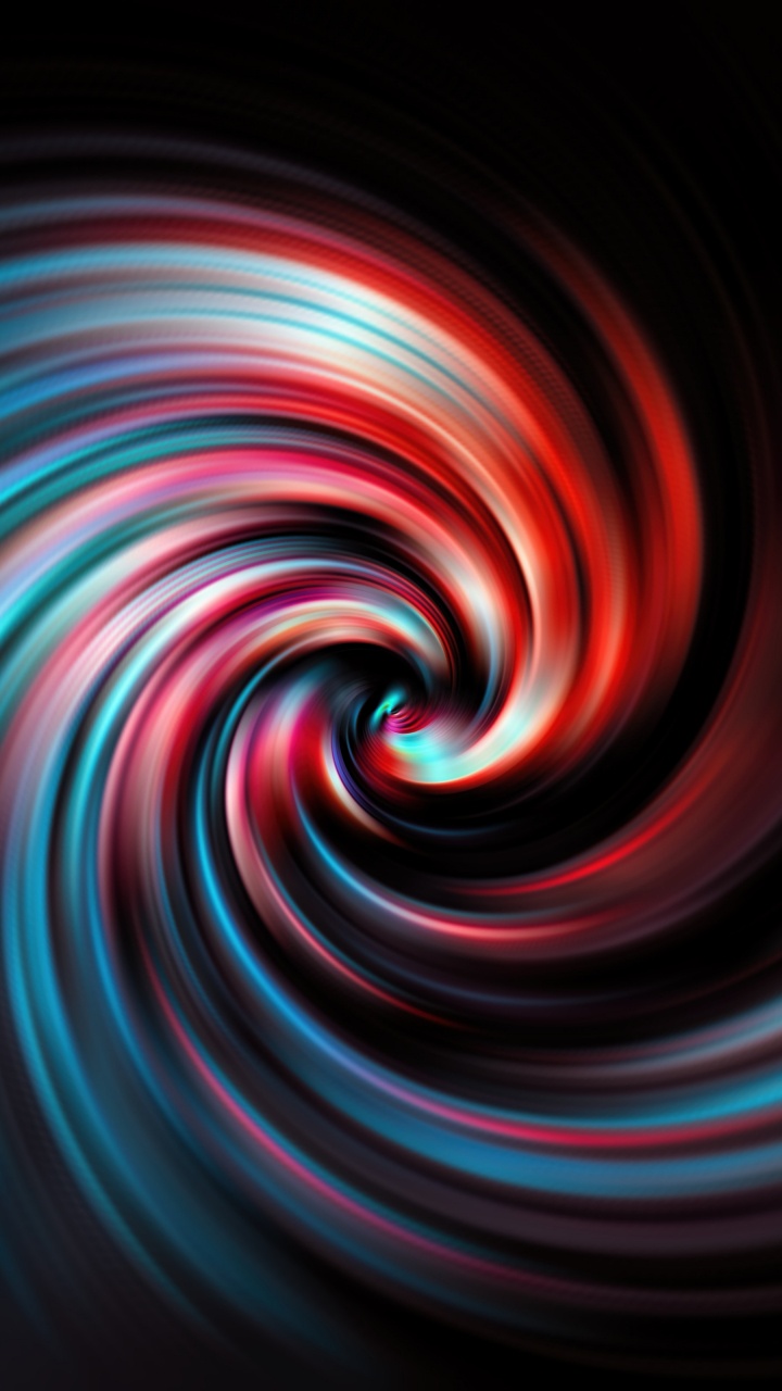 Обои арт, графический дизайн, вихрь, спираль, фрактальное искусство в разрешении 720x1280