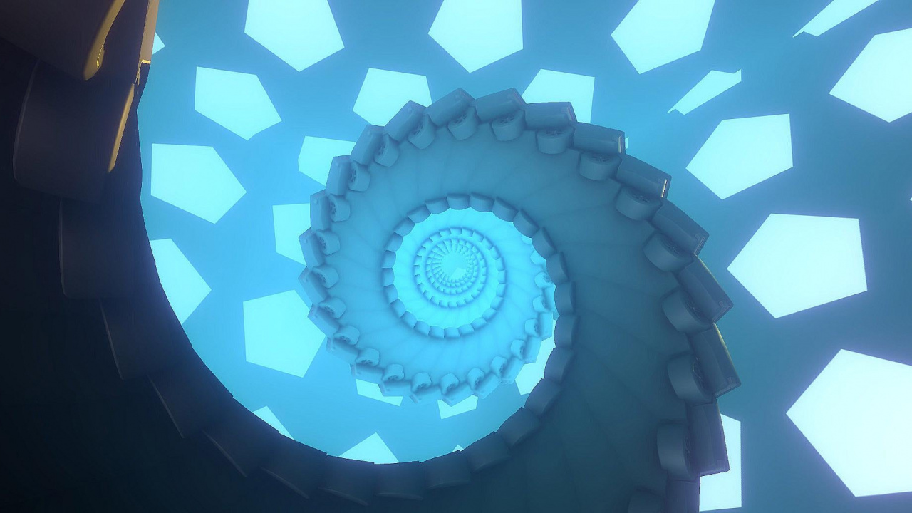 Обои лазурный, шестерня, Аква, арт, круг в разрешении 1280x720