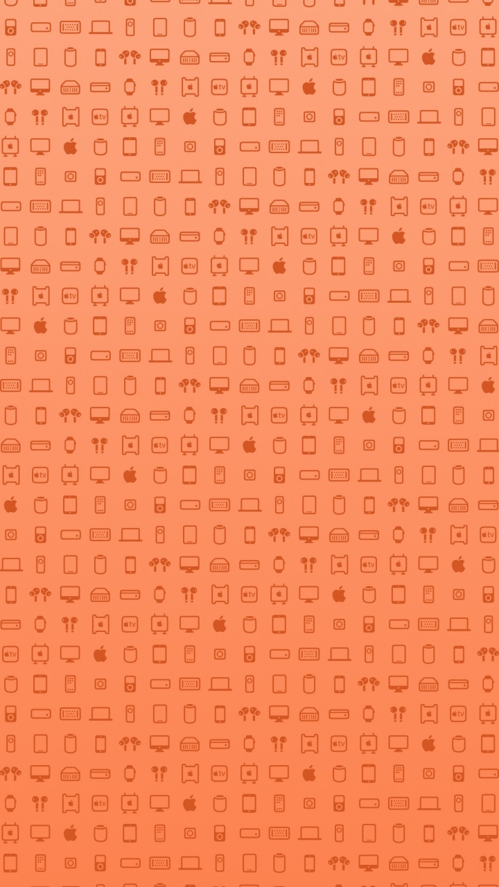 Обои яблоко, ios, iOS 14, коричневый цвет, Янтарь в разрешении 720x1280