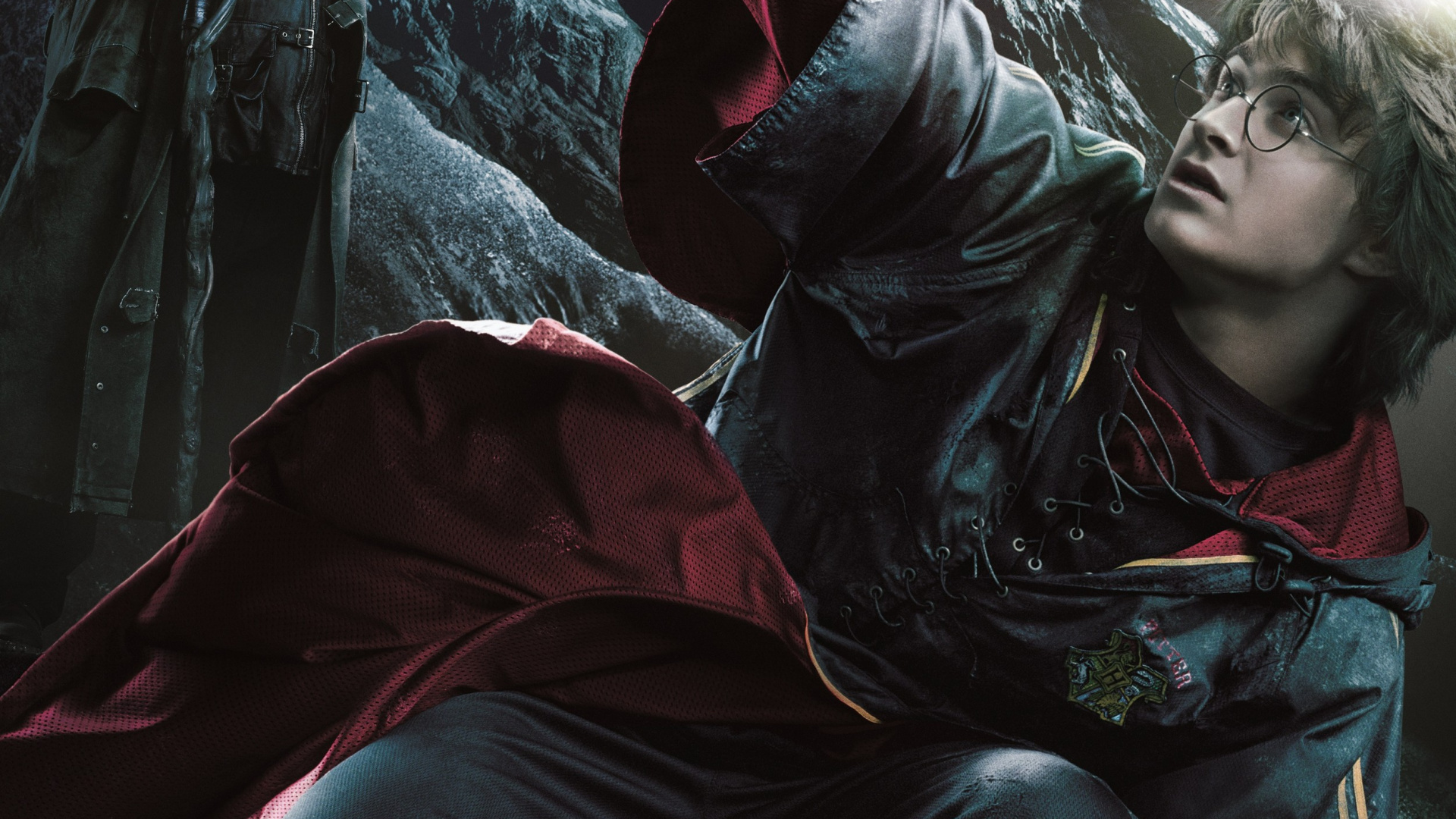 Обои Гарри Поттер и Кубок Огня, Дэниел Редклифф, Лорд Волдеморт, прицеп, арт в разрешении 1920x1080