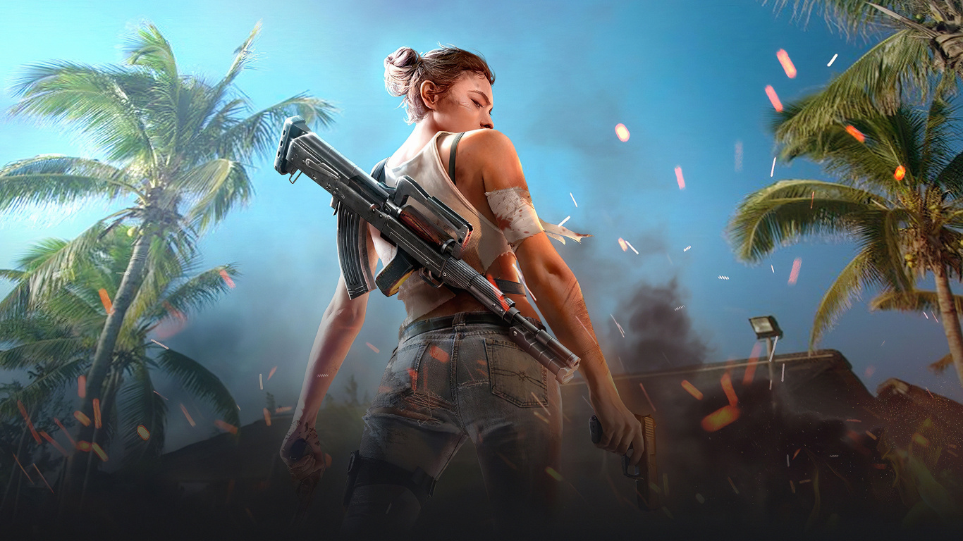 Обои Бесплатные Garena Огонь, компьютерная игра, приключенческая игра, Цифровой композитинг, игры в разрешении 1366x768