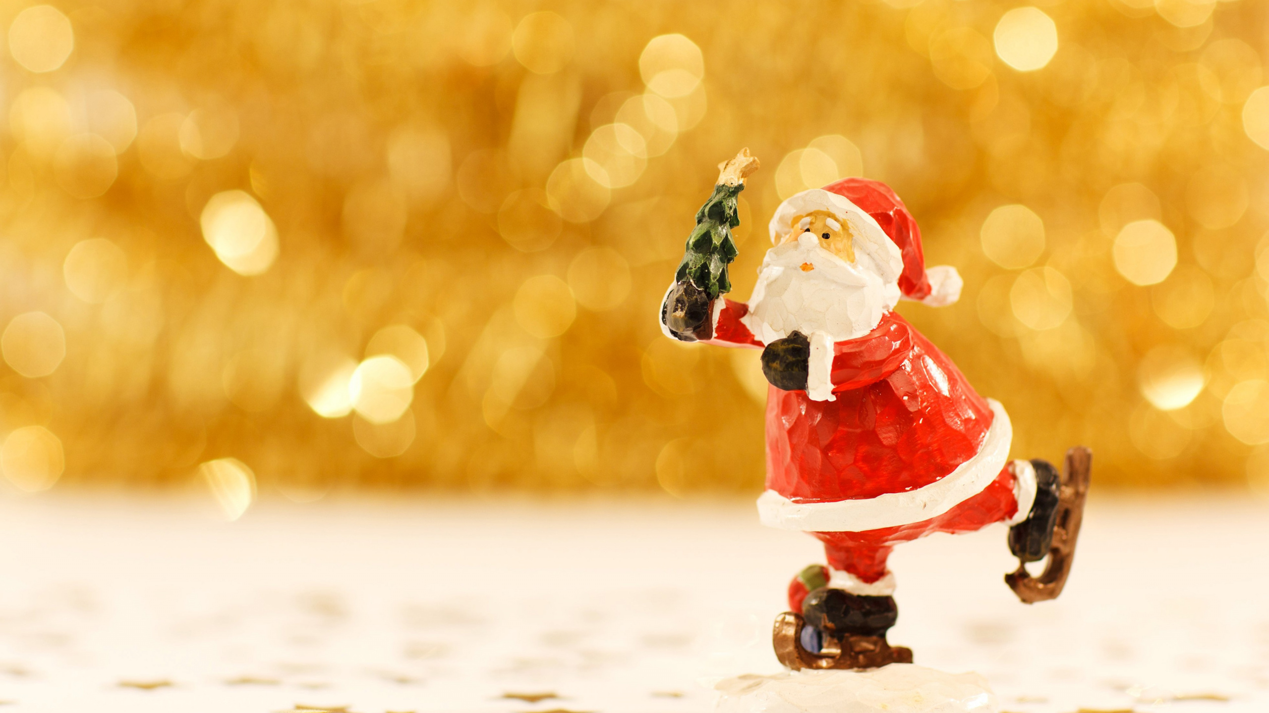 Обои Рождественский день, Санта-Клаус, Рождество и курортный сезон, Рождество, Дед Мороз в разрешении 2560x1440