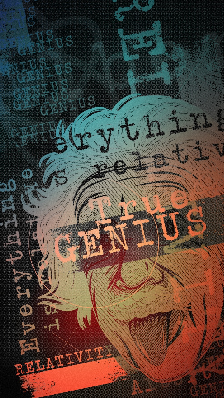 Обои постер, графический дизайн, арт, публикация, почерк в разрешении 720x1280