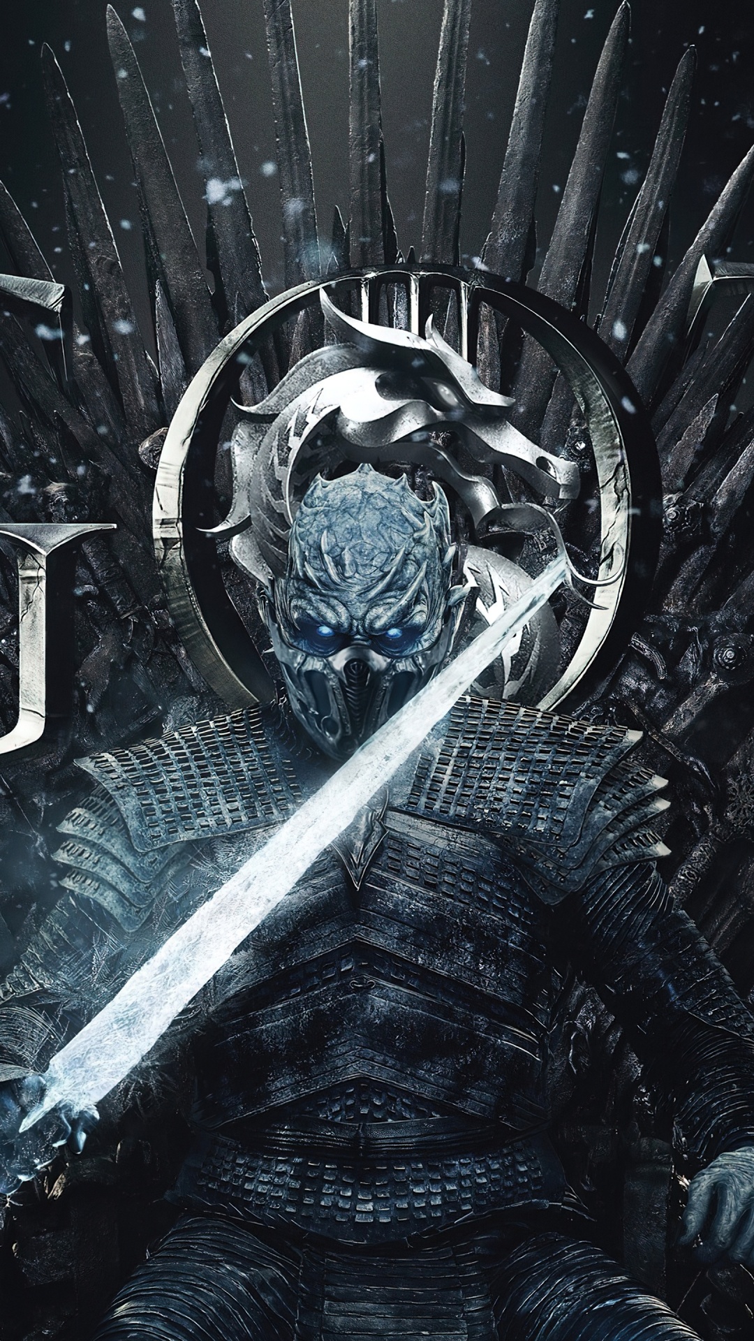 Обои мортал комбат, mortal kombat, Саб Зиро, темнота, космос в разрешении 1080x1920