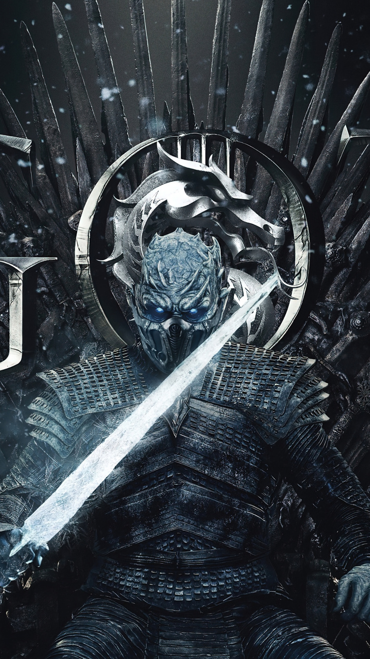 Обои мортал комбат, mortal kombat, Саб Зиро, темнота, космос в разрешении 750x1334