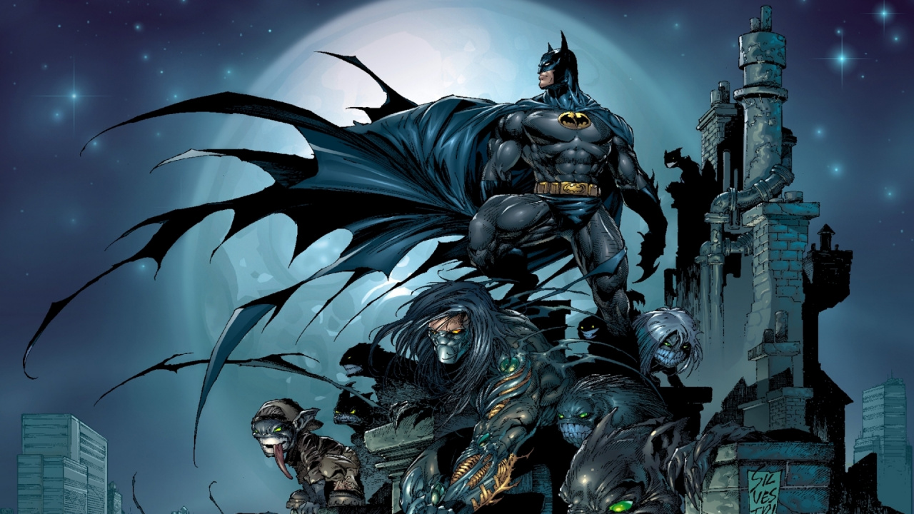 Обои Бэтмен, комиксы, комиксы dc, комикс, фикция в разрешении 1280x720