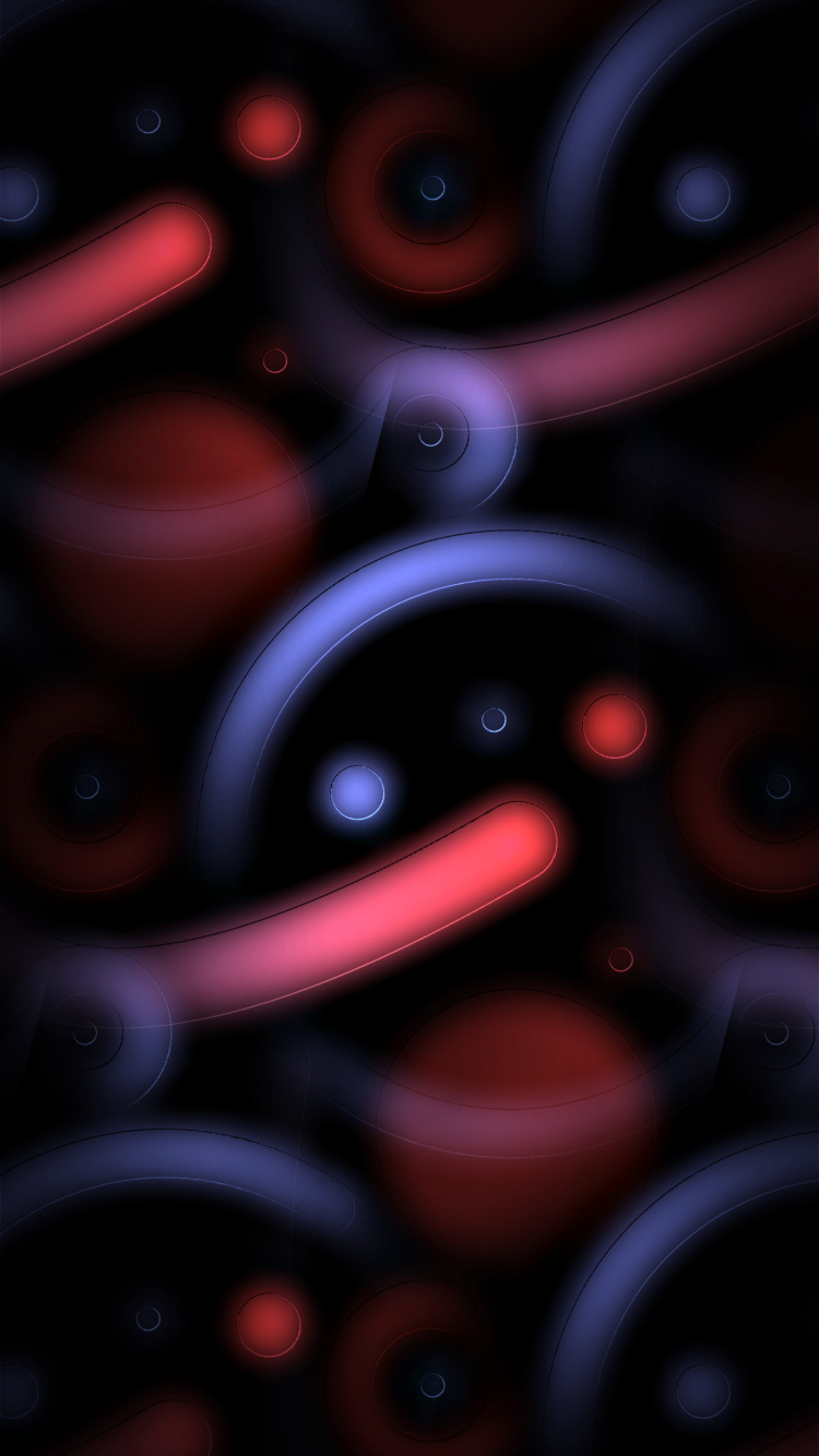 Обои жидкий, Фиолетовый, арт, пурпурный цвет, круг в разрешении 750x1334