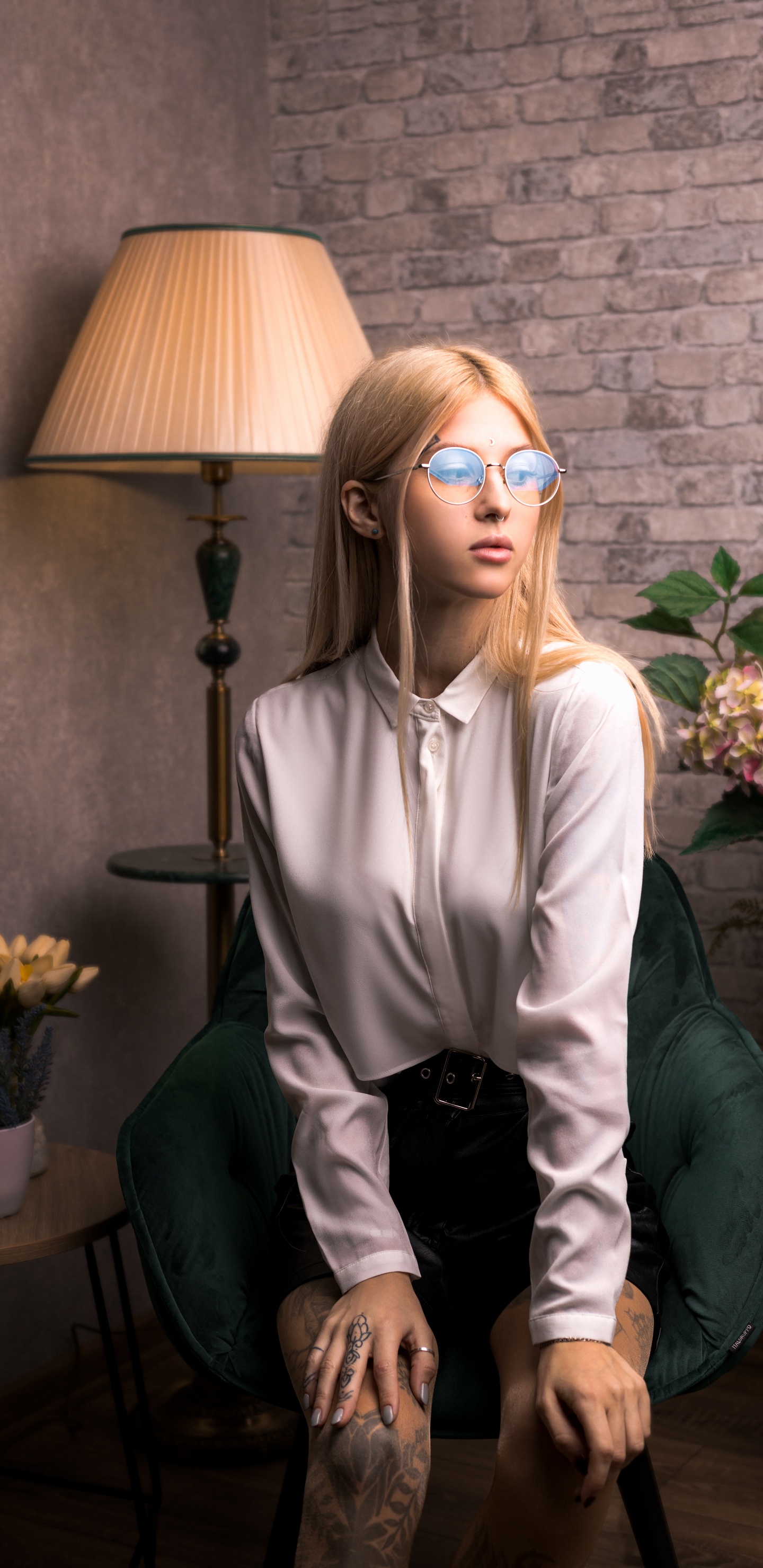 Обои красота, солнечные очки, фэшн, биология, биология человека в разрешении 1440x2960