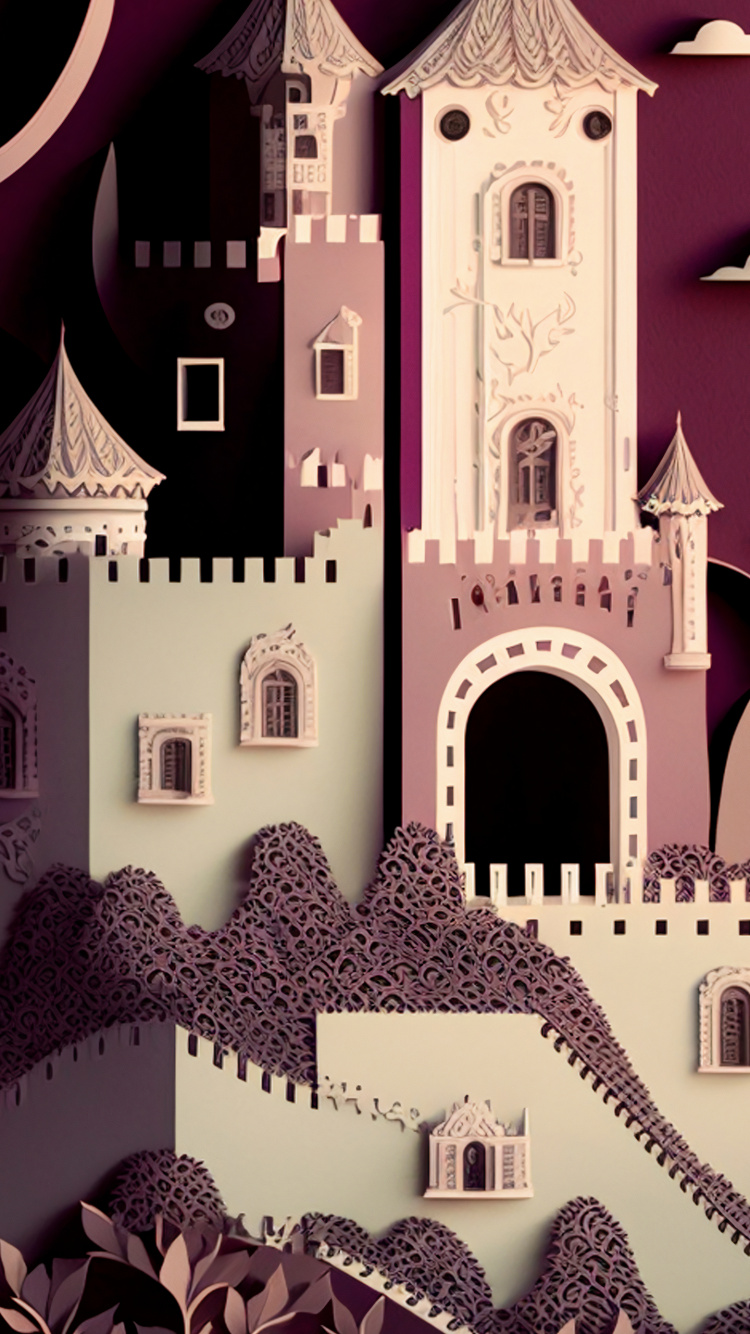 Обои дизайн, архитектура, иллюстрация, графика, рисование в разрешении 750x1334