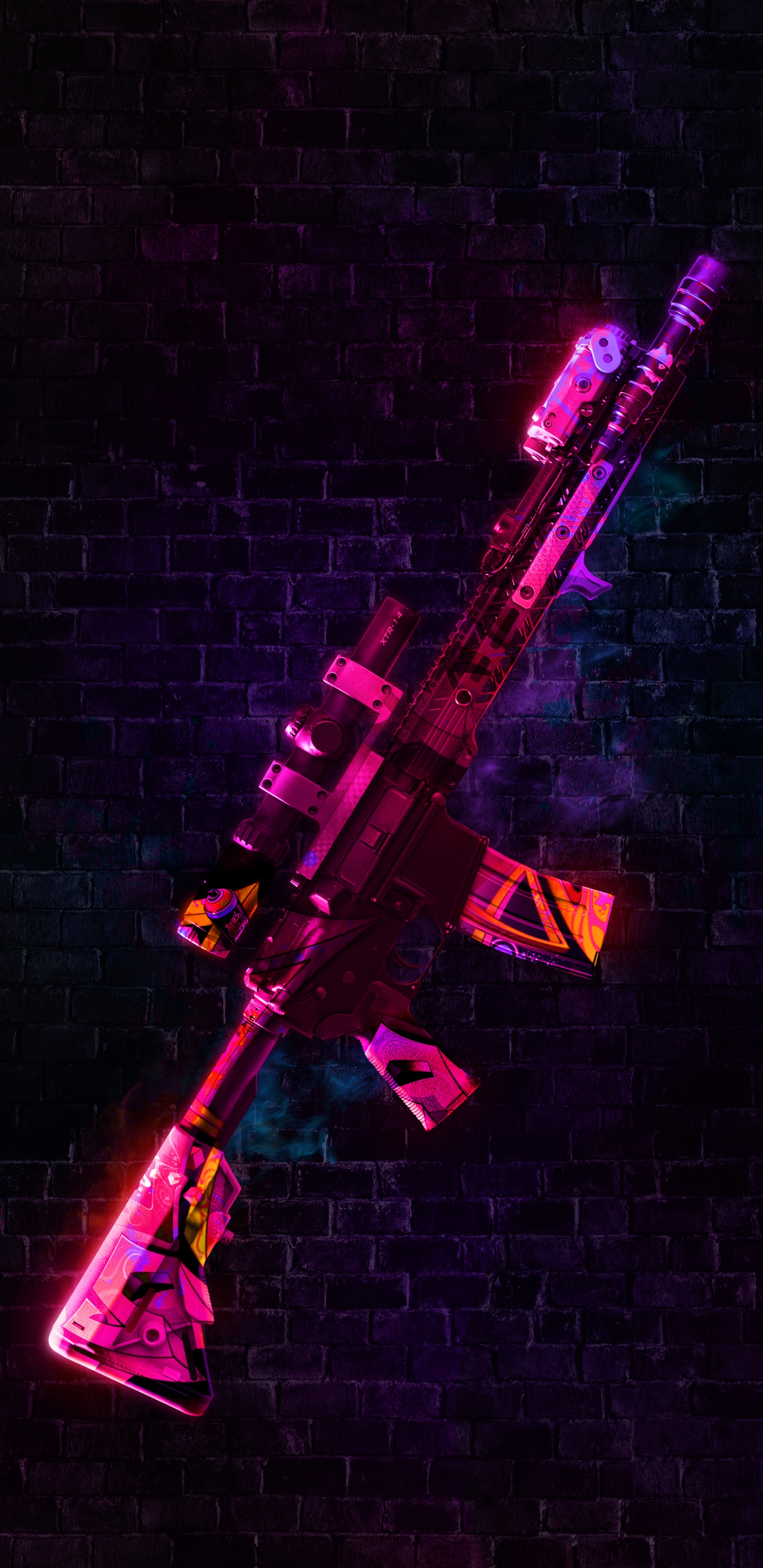 Обои свет, ретро-режим - подсветка пакета значков, андроид, ретро-режим - пакет значков неон, музыкальный инструмент в разрешении 1440x2960