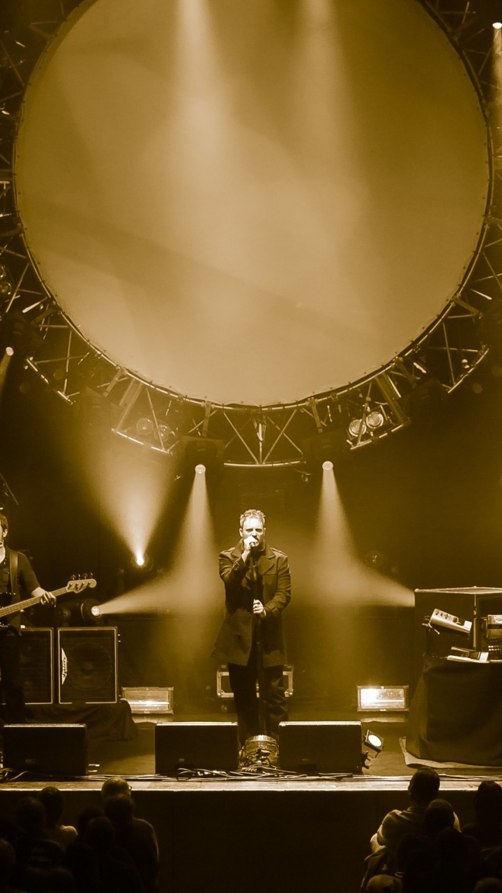 Обои ударная установка, рокконцерт, барабанщик, барабан, перкуссия в разрешении 720x1280