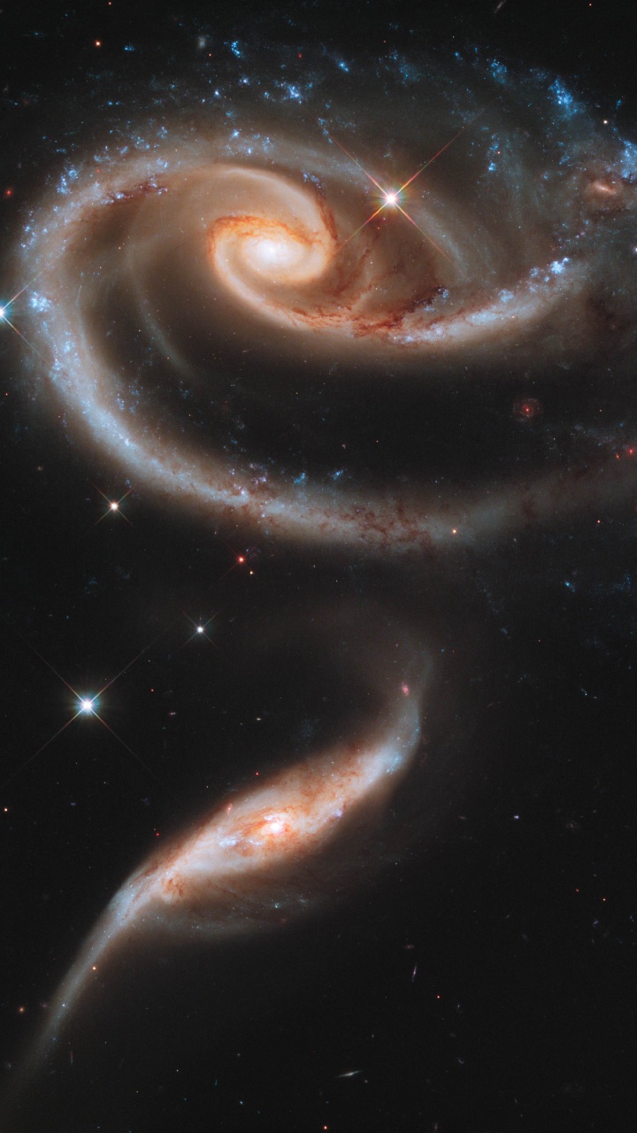 Обои звезда, астрономический объект, пространство, атмосфера, космический телескоп Хаббл в разрешении 720x1280