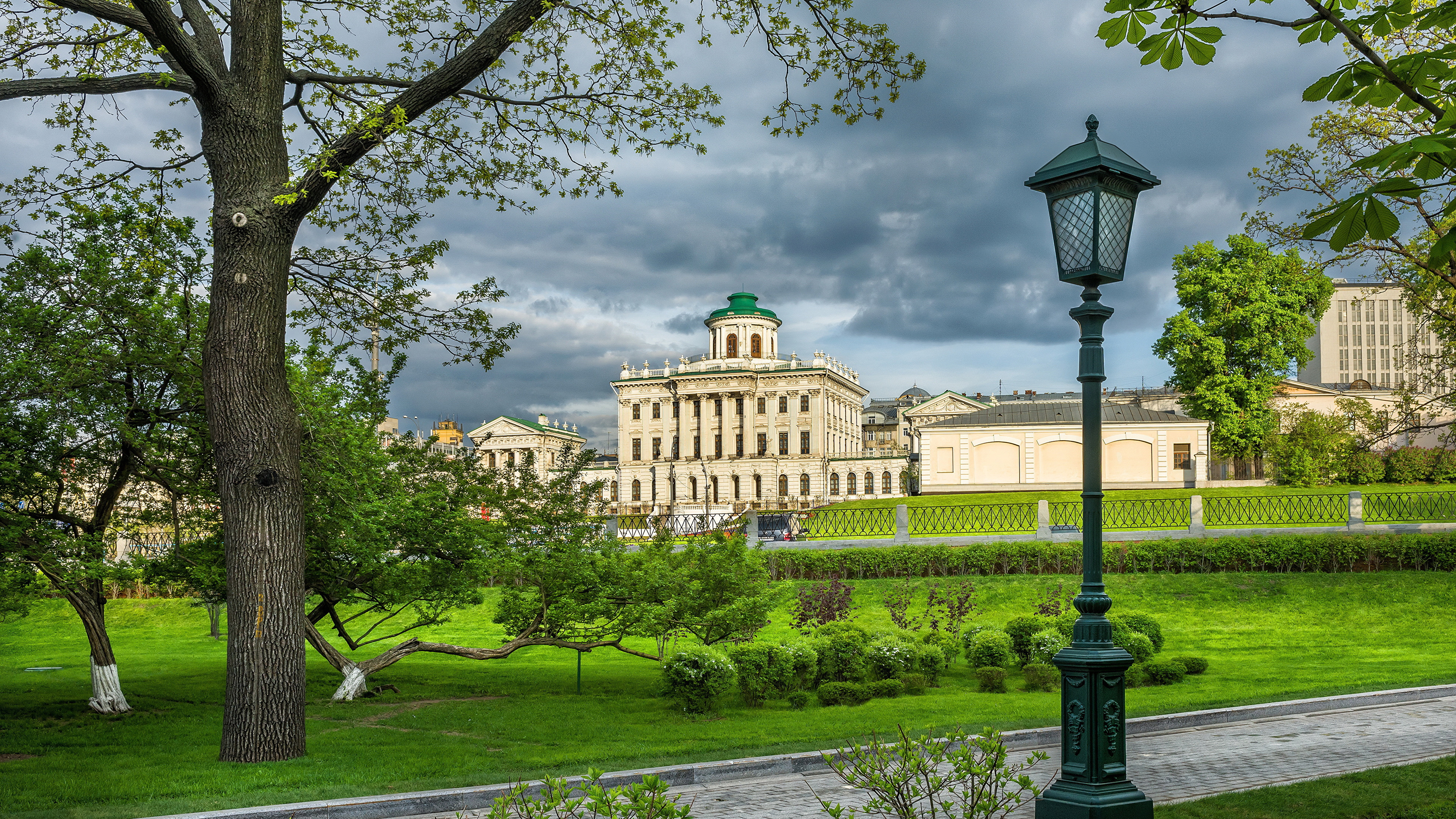 Обои Санкт Петербург, зеленый, дерево, ориентир, имущество в разрешении 3840x2160
