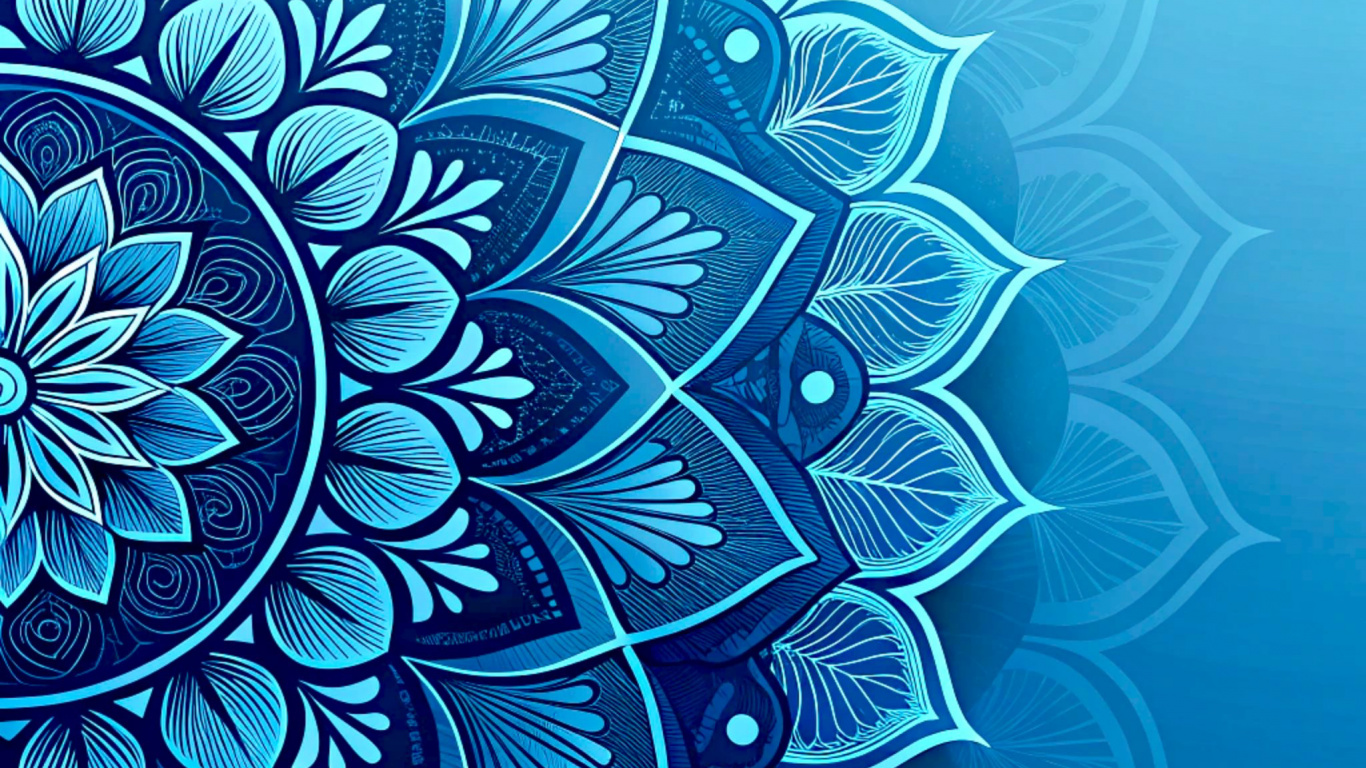 Обои фрактальное искусство, арт, цифровое искусство, фрактал, графический дизайн в разрешении 1366x768