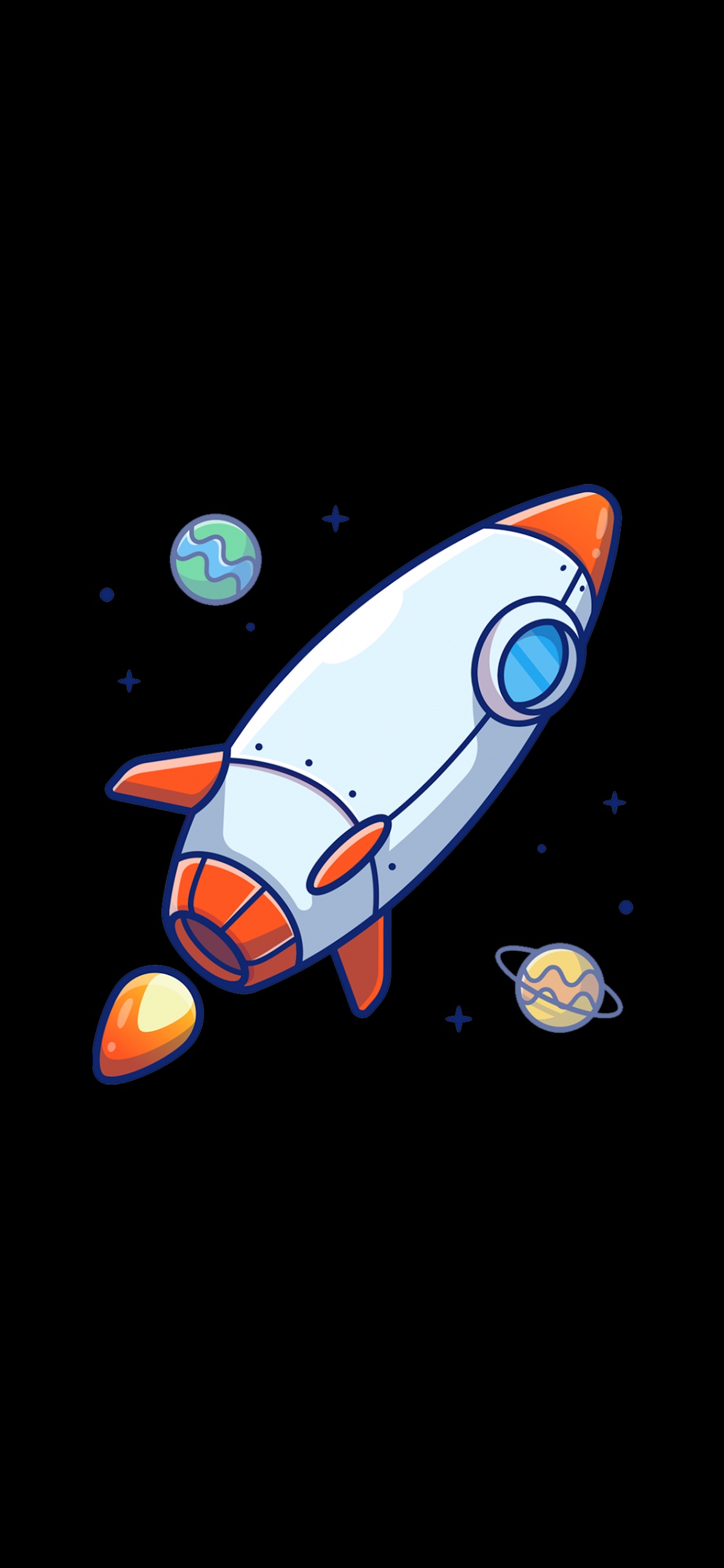 Обои ракета, амолед, постер, Постер фильма, Реактивный Енот в разрешении 1125x2436