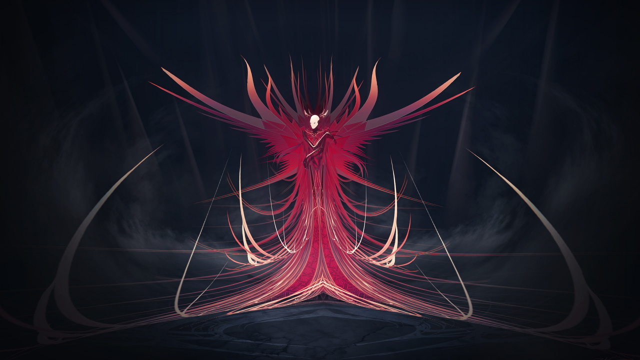 Обои арт, концепт арт, фрактальное искусство, графика, темнота в разрешении 1280x720