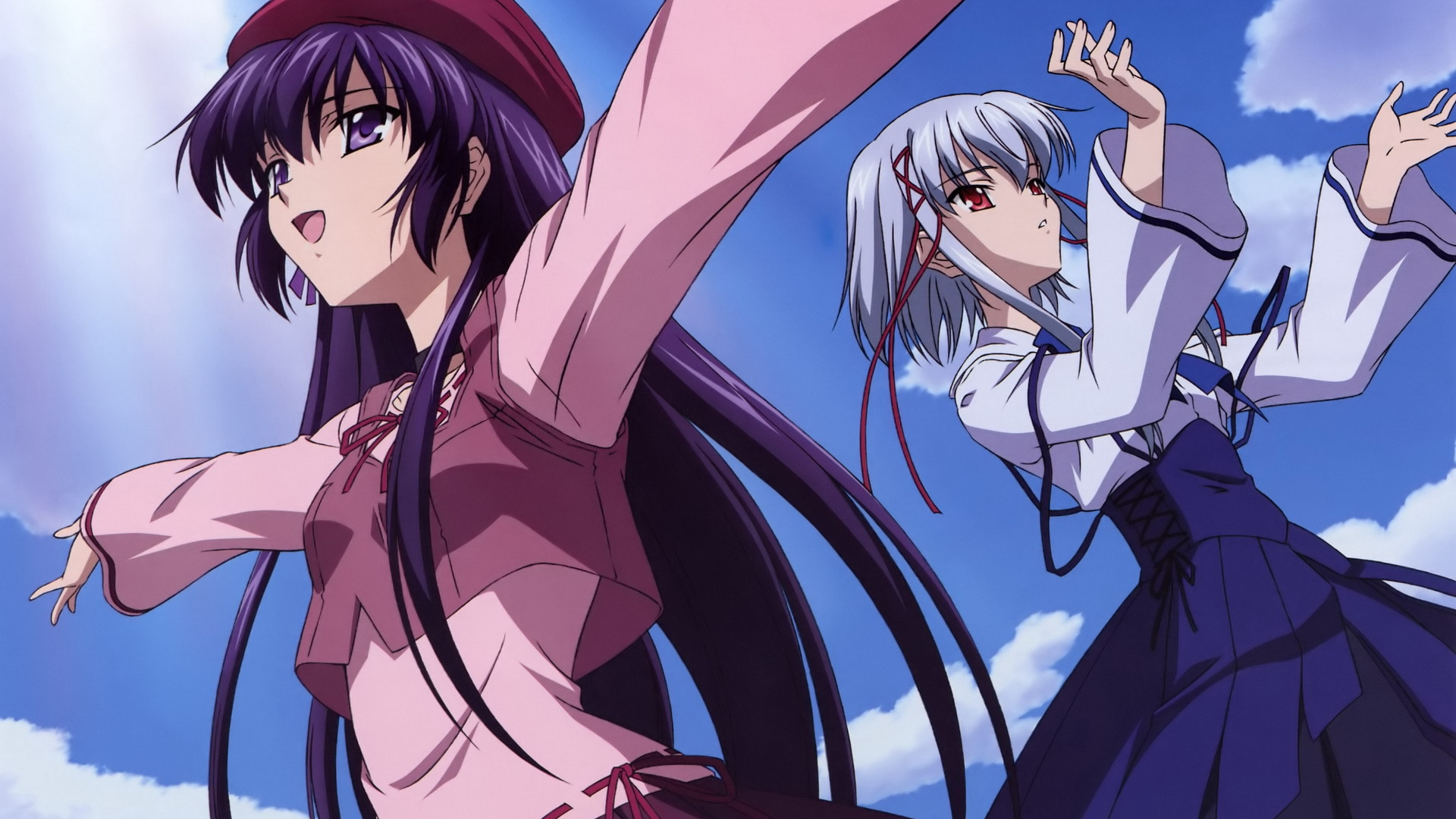 Обои мультфильм, рот, черные волосы, Манга, пурпур в разрешении 1920x1080