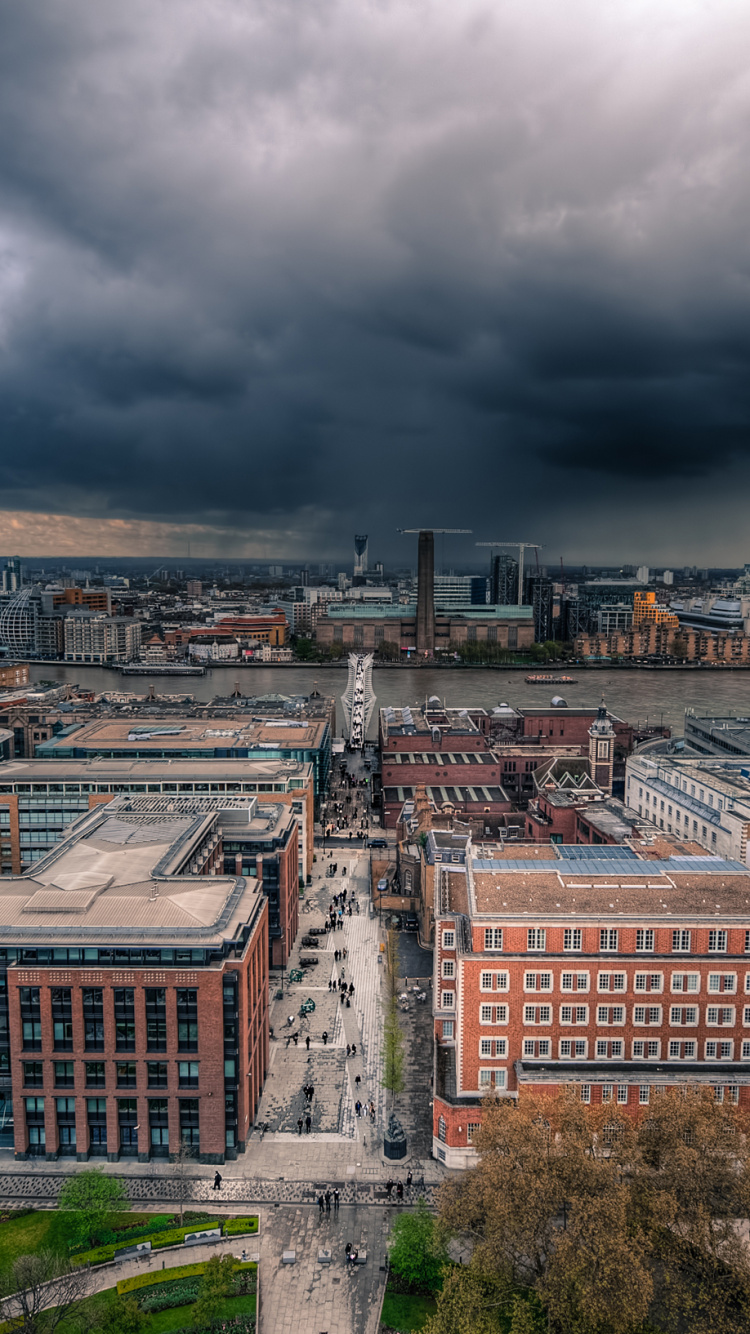 Обои облако, городской район, городской пейзаж, город, столица в разрешении 750x1334