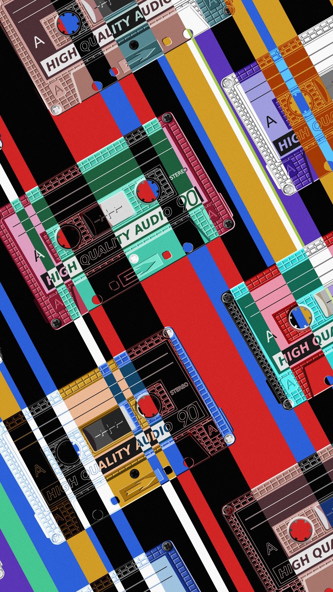 Обои узор, графический дизайн, дизайн, постер, красочность в разрешении 1080x1920