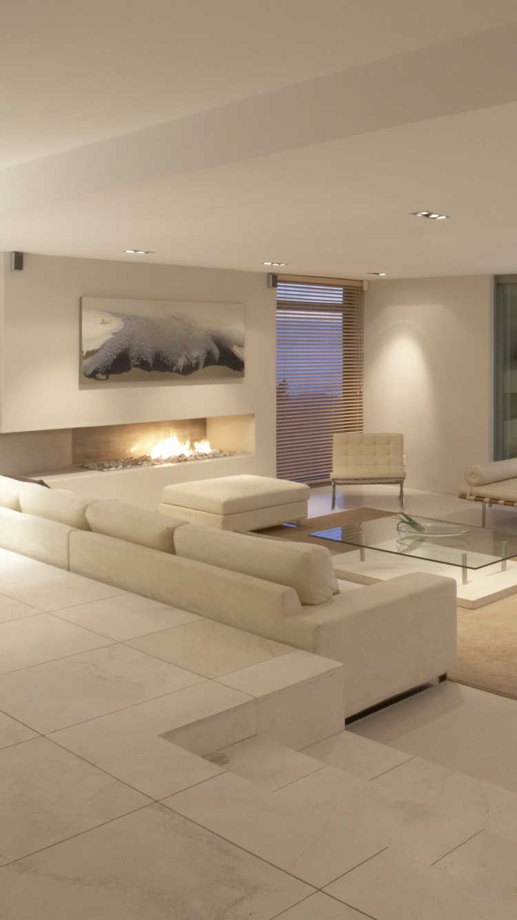 Обои этаж, гостиная комната, мебель, свойство, дизайн интерьера в разрешении 750x1334