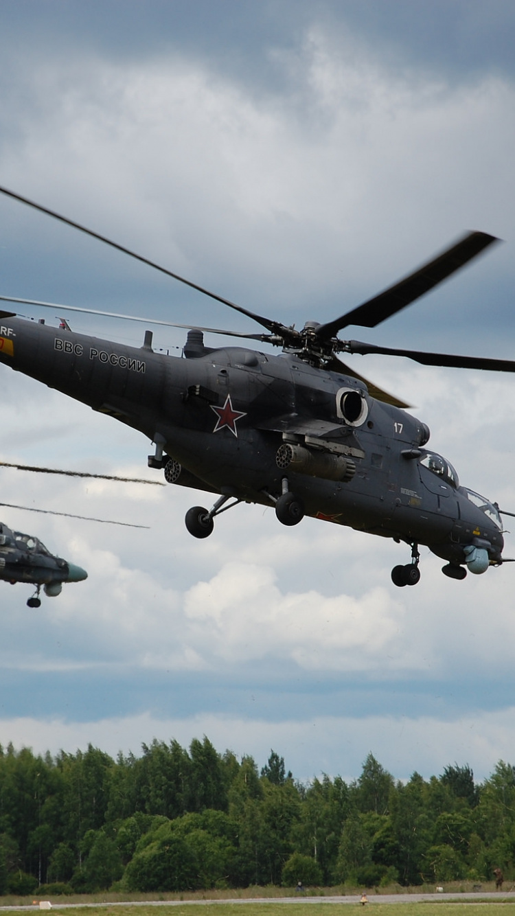 Обои винтокрылая машина, вертолет, самолеты, военный вертолет, самолет в разрешении 750x1334