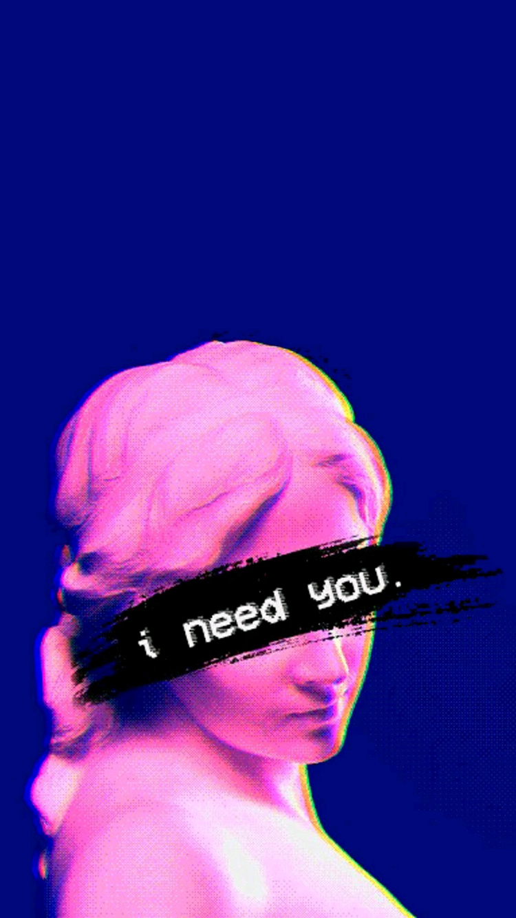 Обои картинка, арт, эстетика, шапка, пурпур в разрешении 750x1334