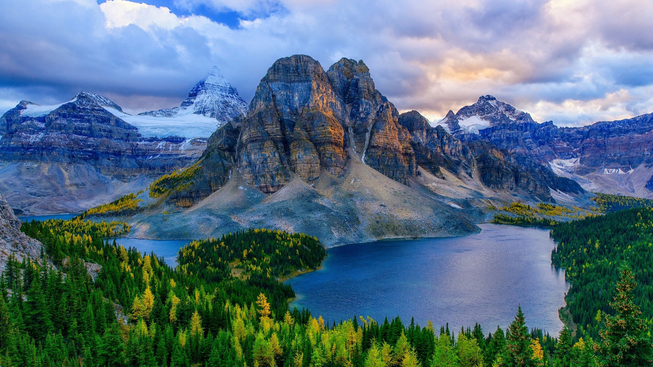 Обои горный рельеф, гора, природа, дикая местность, нагорье в разрешении 1280x720