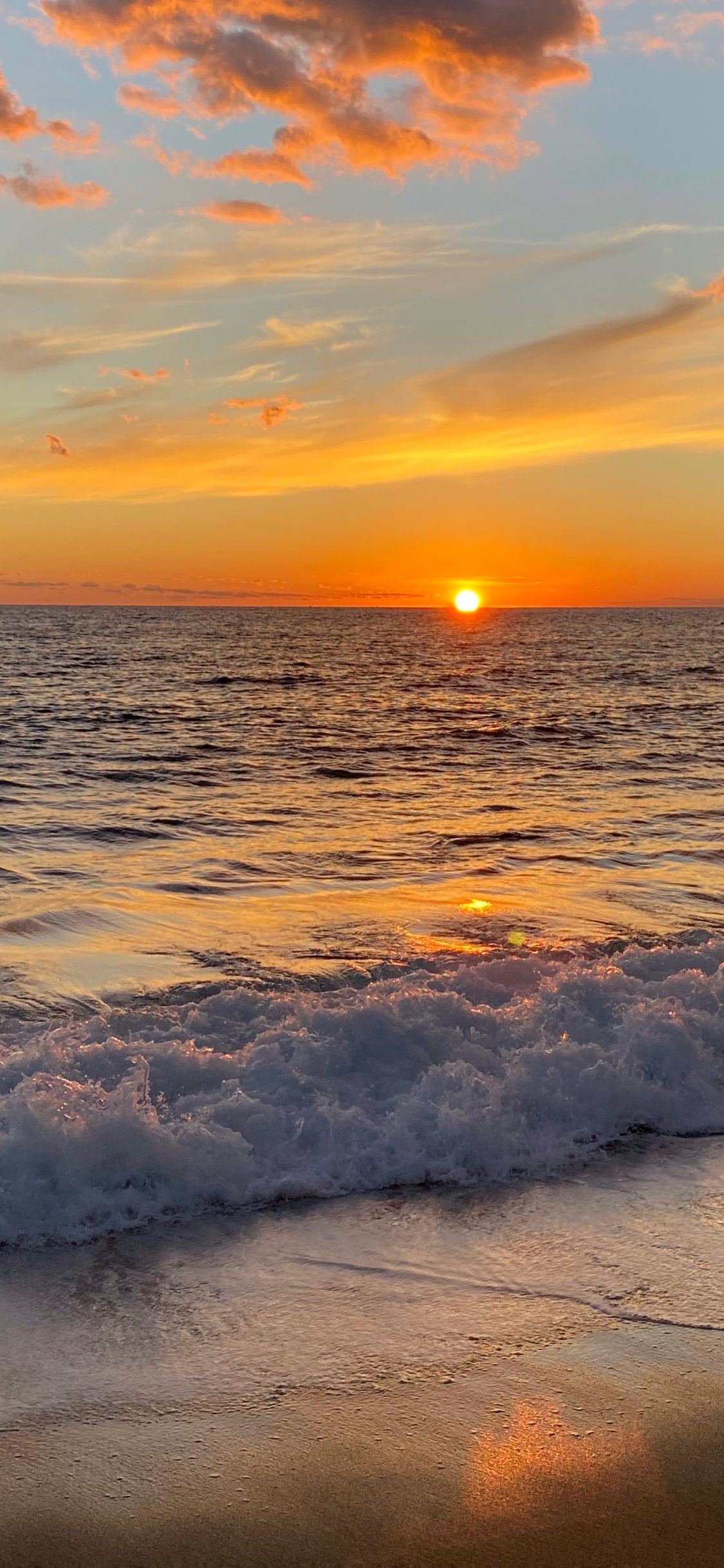 Обои Сиеста-Ки-Бич, море, вода, облако, атмосфера в разрешении 1125x2436