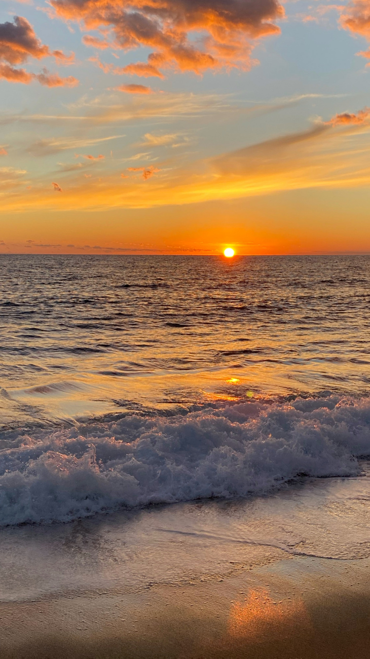 Обои Сиеста-Ки-Бич, море, вода, облако, атмосфера в разрешении 750x1334