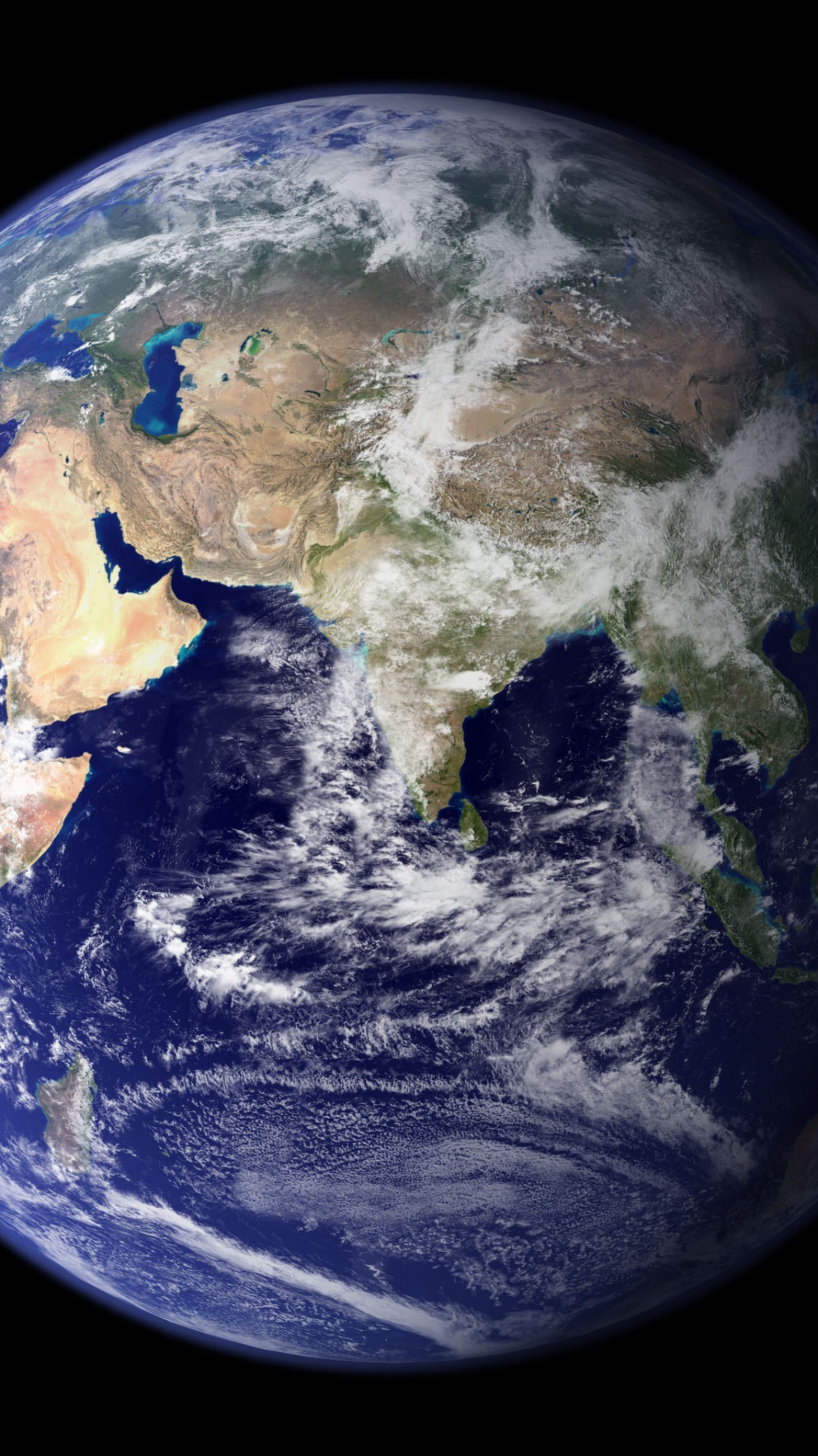 Обои земля, планета, атмосфера земли, мир, астрономический объект в разрешении 1080x1920