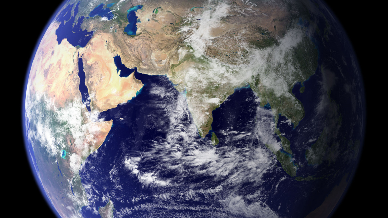 Обои земля, планета, атмосфера земли, мир, астрономический объект в разрешении 1280x720