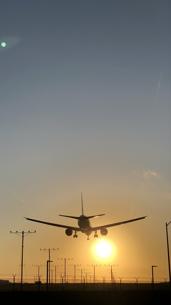 Обои воздушное путешествие, самолет, авиалайнер, авиация, самолеты в разрешении 720x1280