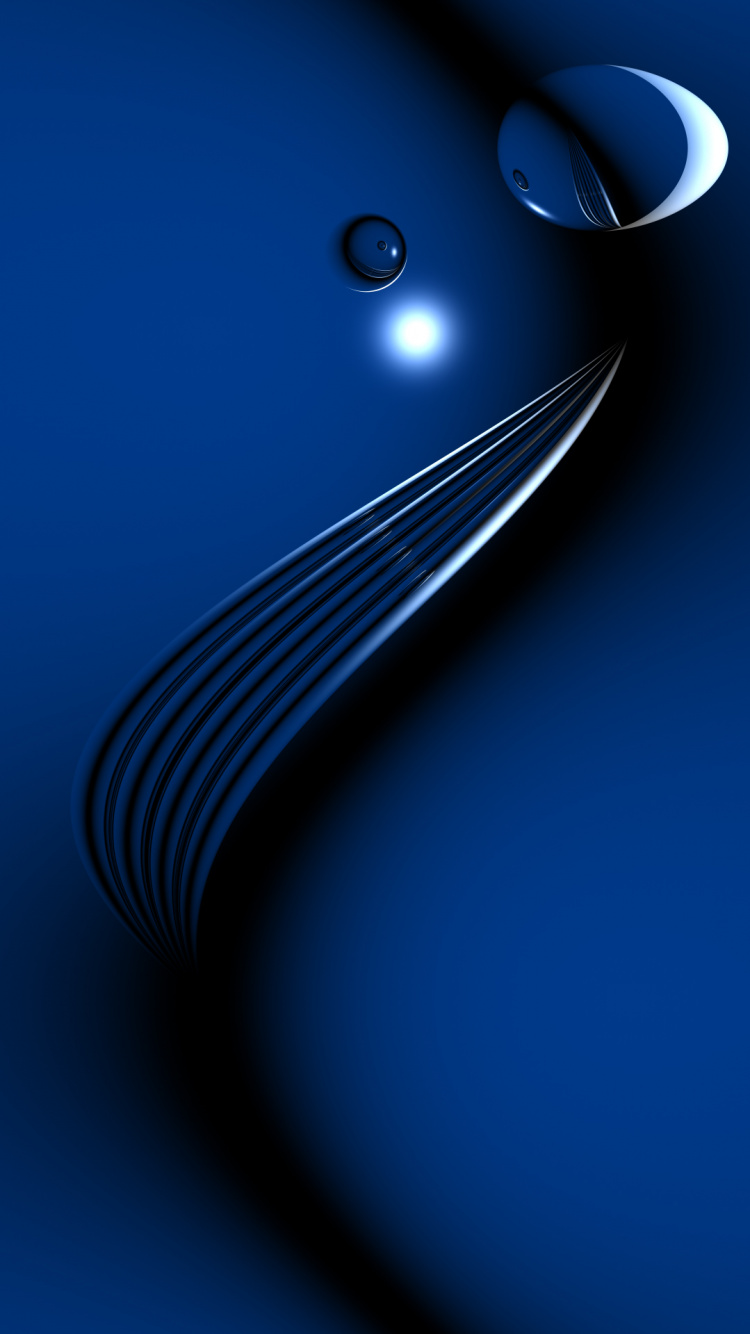 Обои синий, дизайн, iron maiden, крупный план, электронный инструмент в разрешении 750x1334