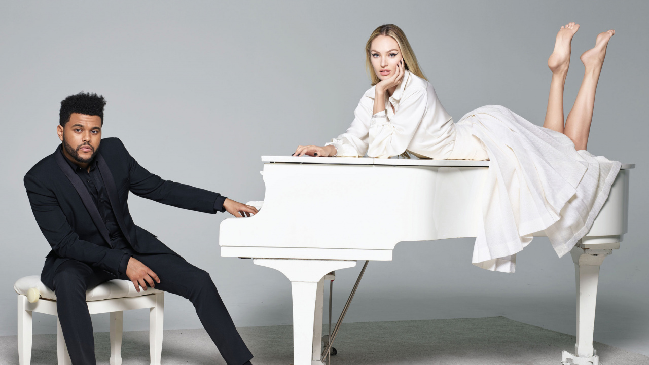 Обои The Weeknd, Харперс Базар, склад боеприпасов, сидящий, стояние в разрешении 1280x720