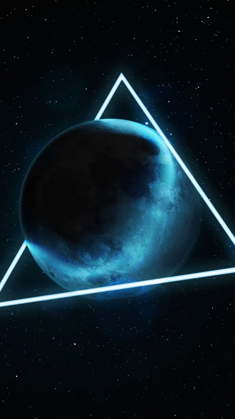 Обои спиральная Галактика, бистро «Над луной» ОТМ, планета, атмосфера, астрономический объект в разрешении 750x1334