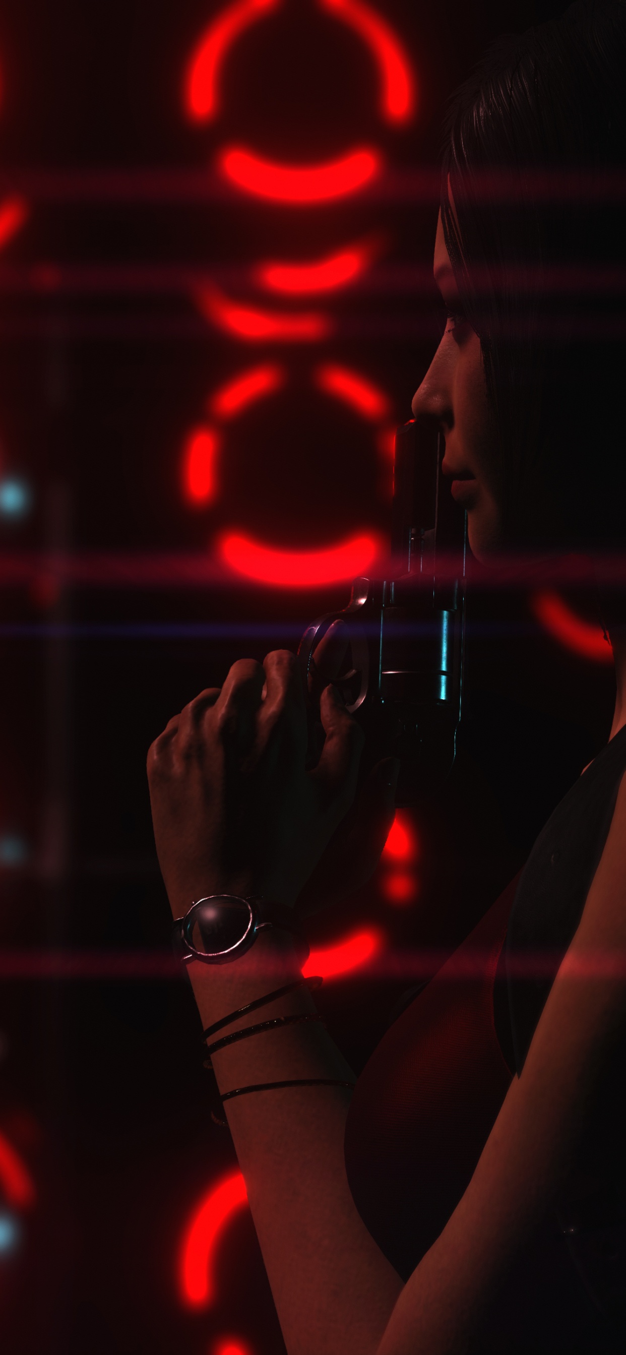 Обои сердце, свет, Леон С Кеннеди, Обитель Зла 2, Ады Вонг в разрешении 1242x2688