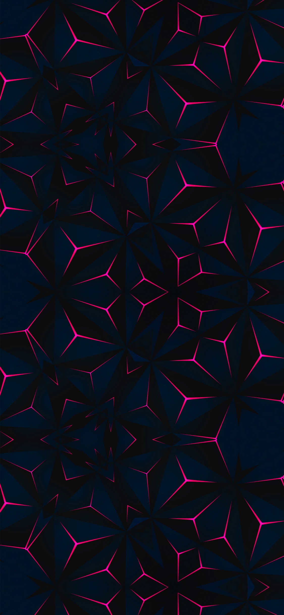 Обои фрактальное искусство, ios, планшет, красный цвет, графика в разрешении 1125x2436